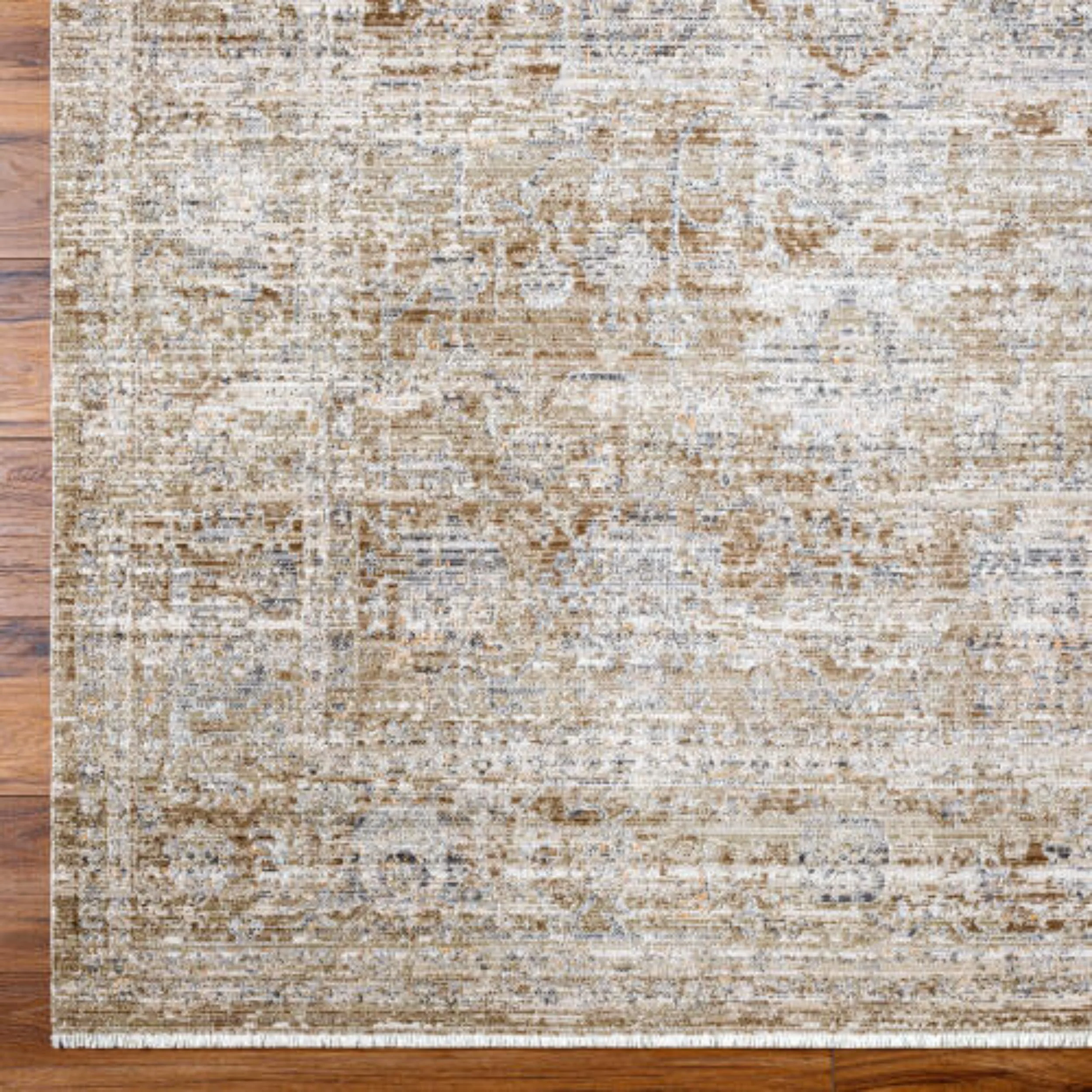 Becki Owens x Livabliss Rug Margaret BOMG-2310, Taupe/Dark Brown/Gray/Charcoal/Brown - Image 3