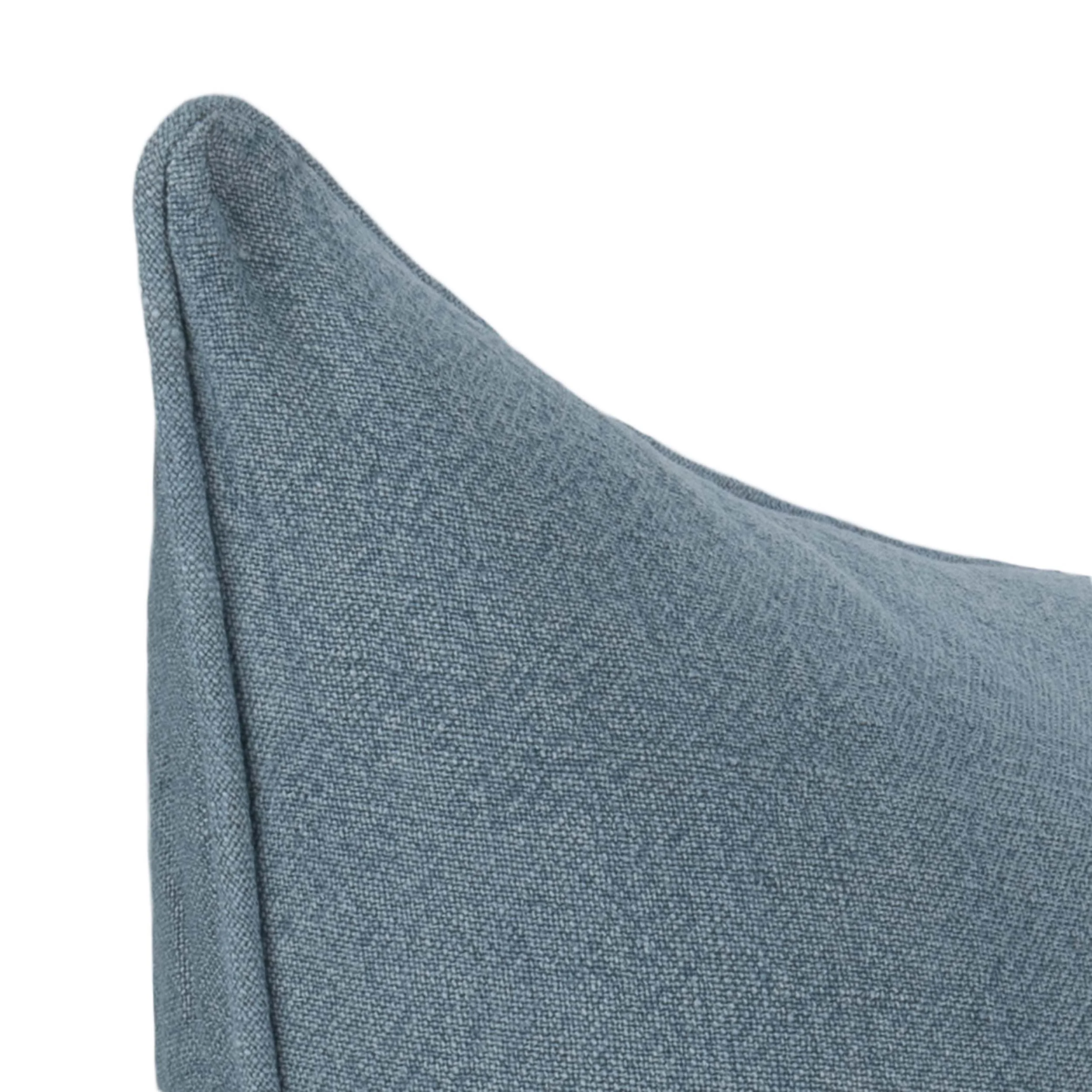 Bedford Linen Pillow, Chambray - Image 4