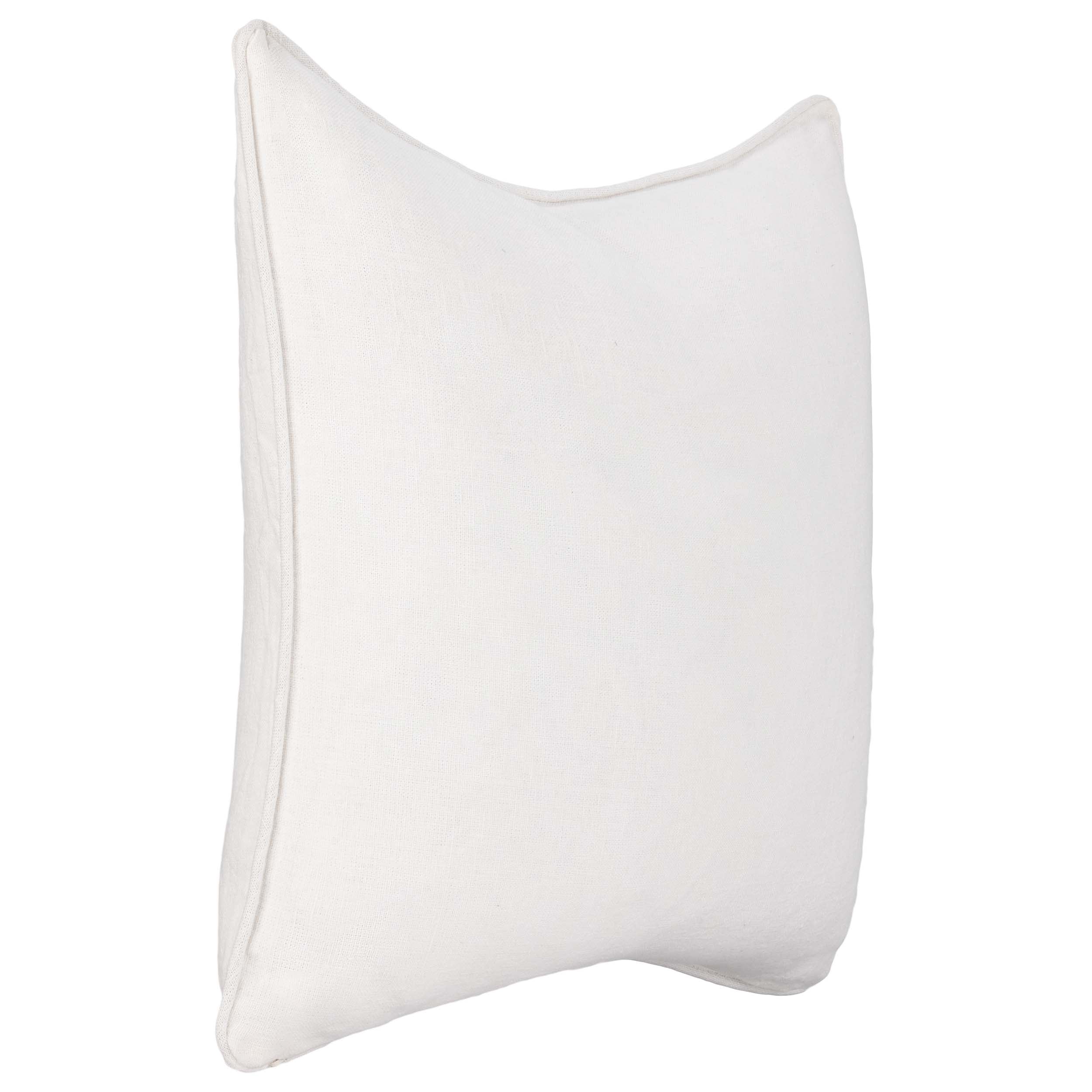 Bedford Linen Pillow, Ivory - Image 2
