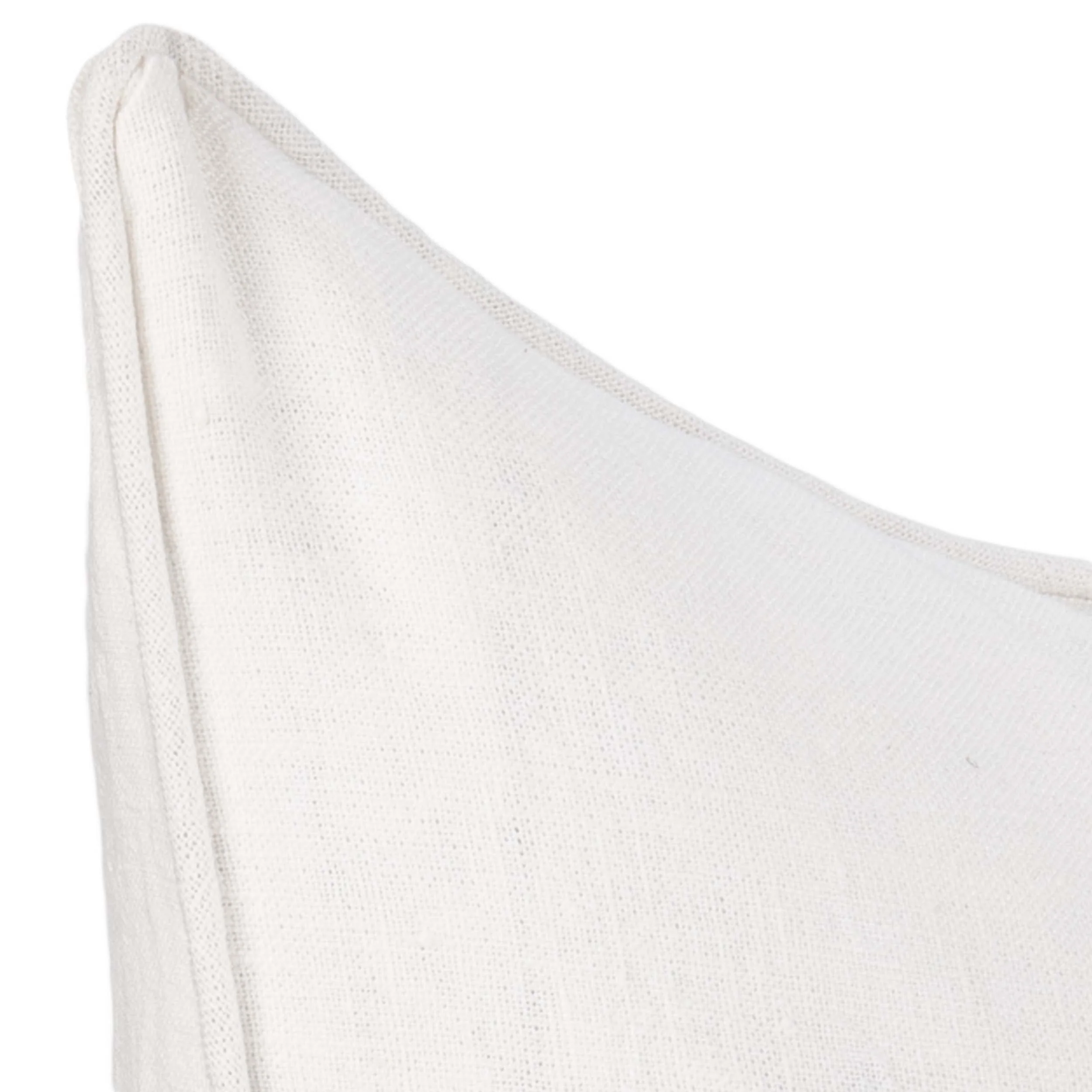 Bedford Linen Pillow, Ivory - Image 5