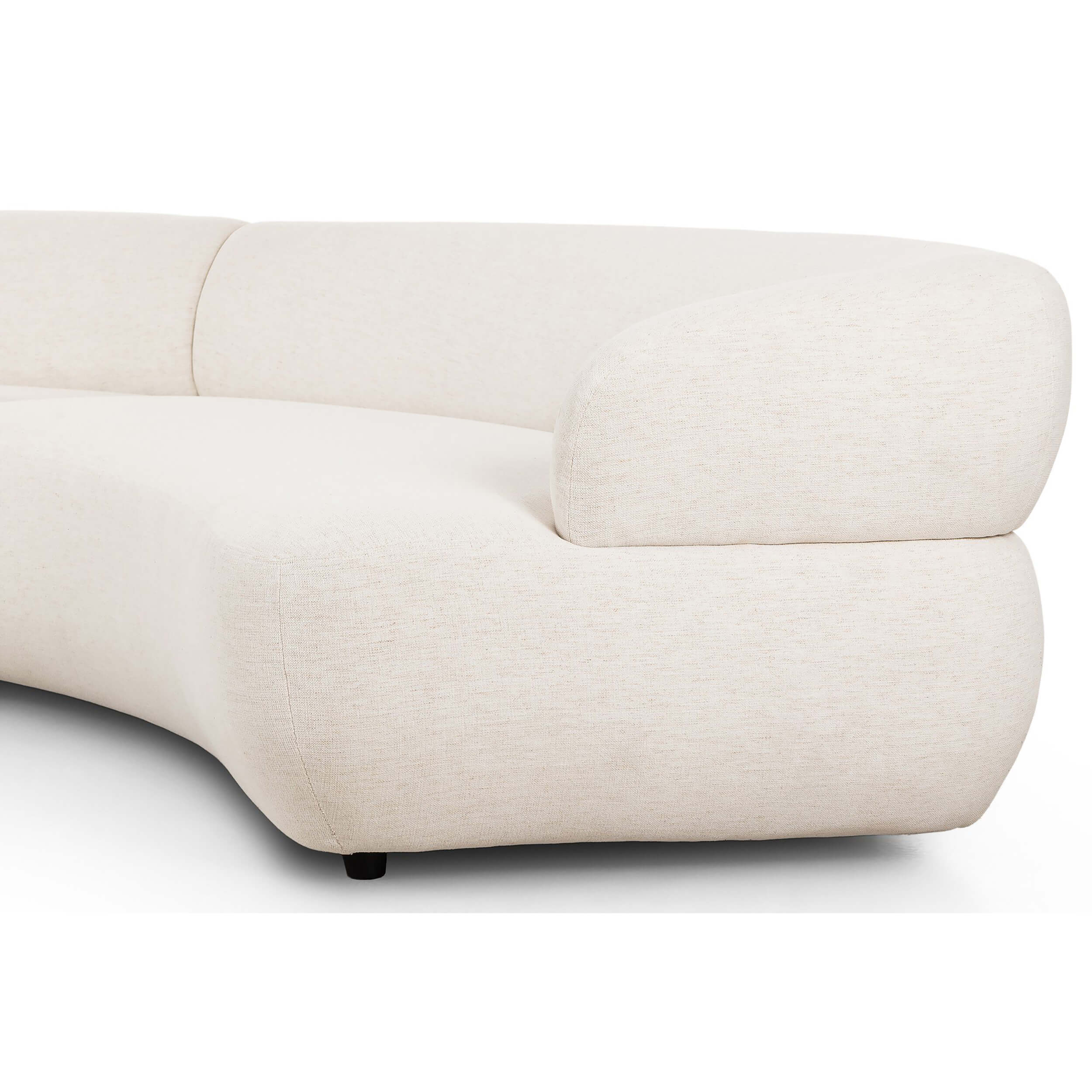 Belen 2-Piece Chaise Sectional, Nomad Snow by Four Hands - Image 10