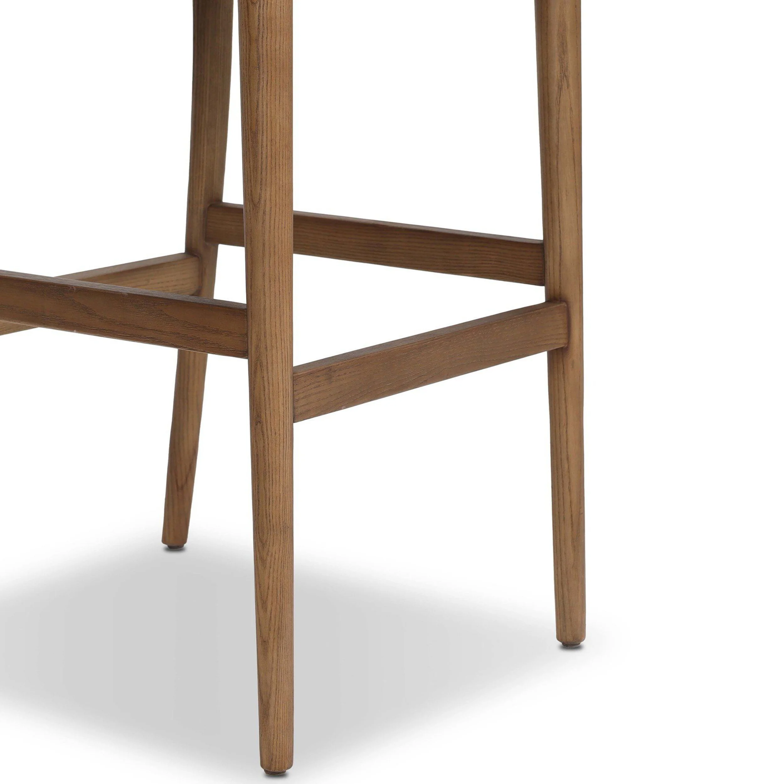 Bella Leather Bar & Counter Stool, Dulane Mahogany by Amber Lewis x Four Hands - Image 13