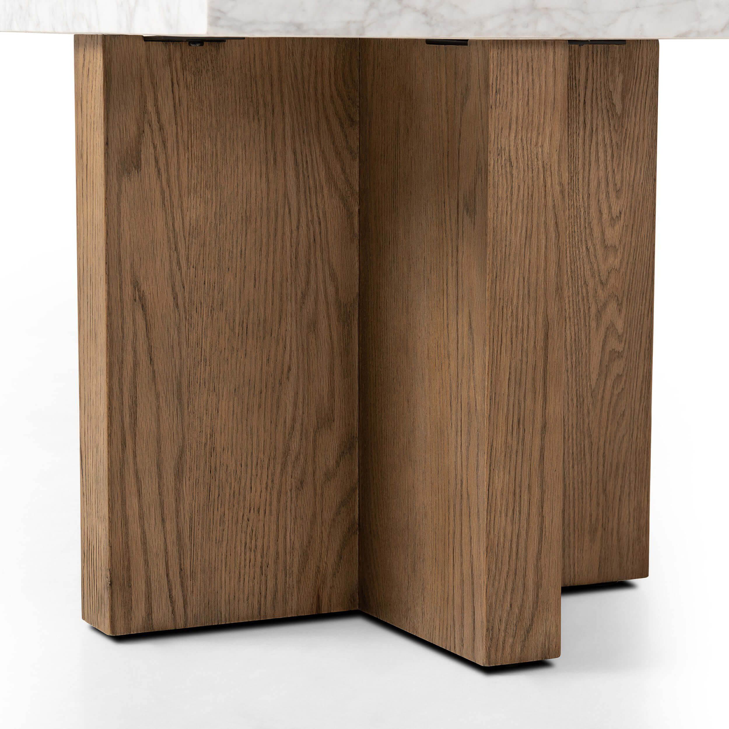 Bellamy End Table, White Marble by Four Hands - Image 4
