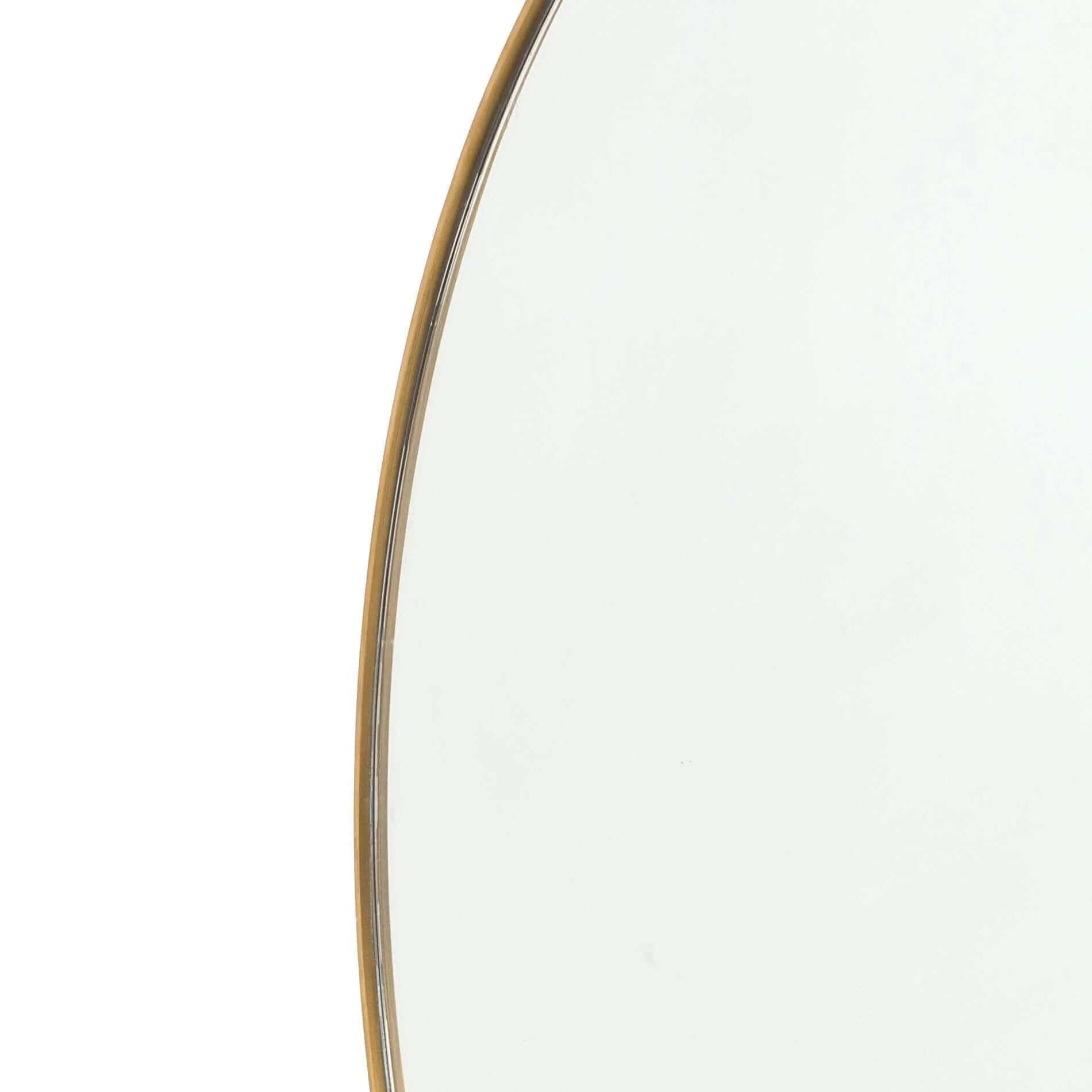 Bellvue Large Round Mirror, Polished Brass by Four Hands - Image 3