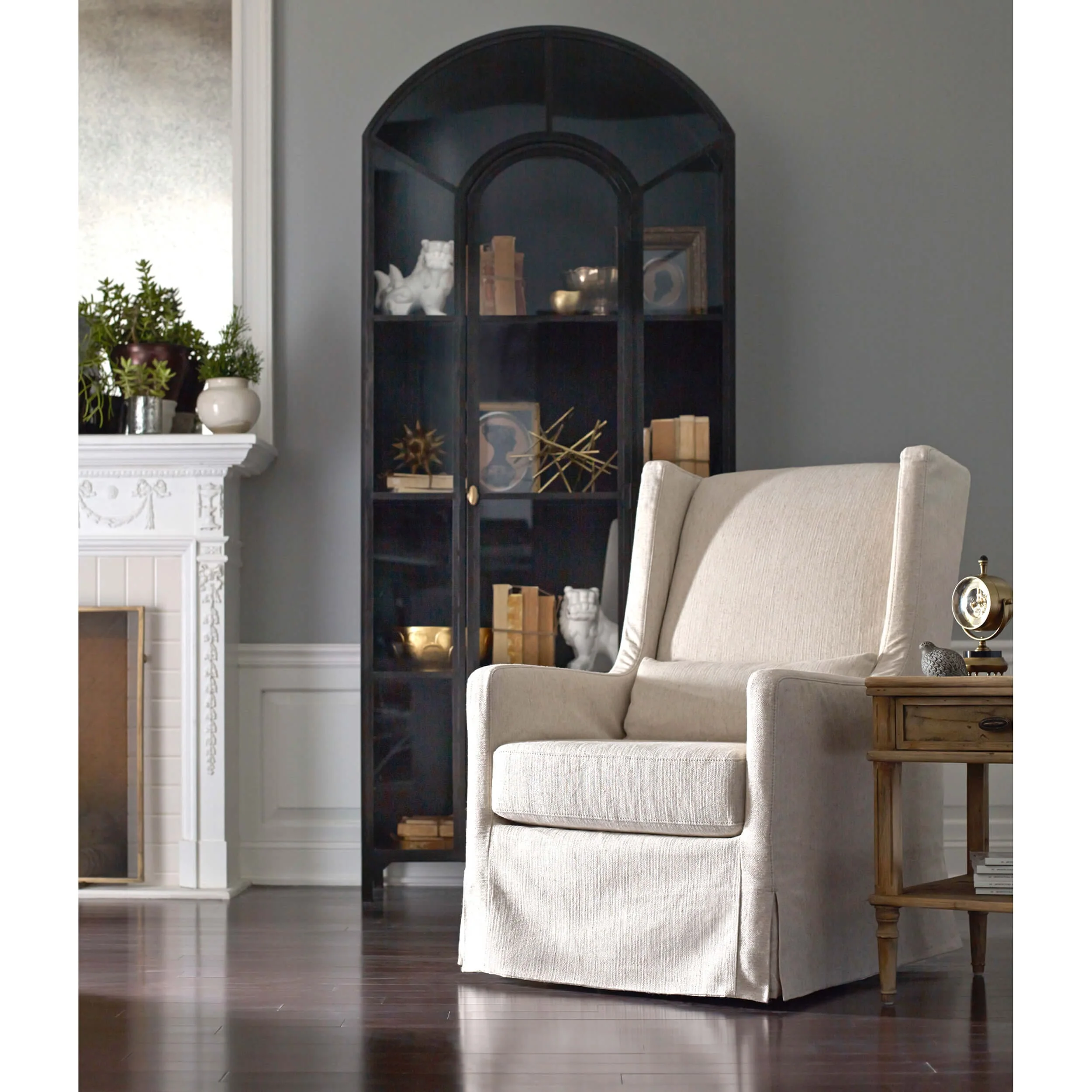 Belmont Metal Cabinet, Black by Four Hands - Image 8