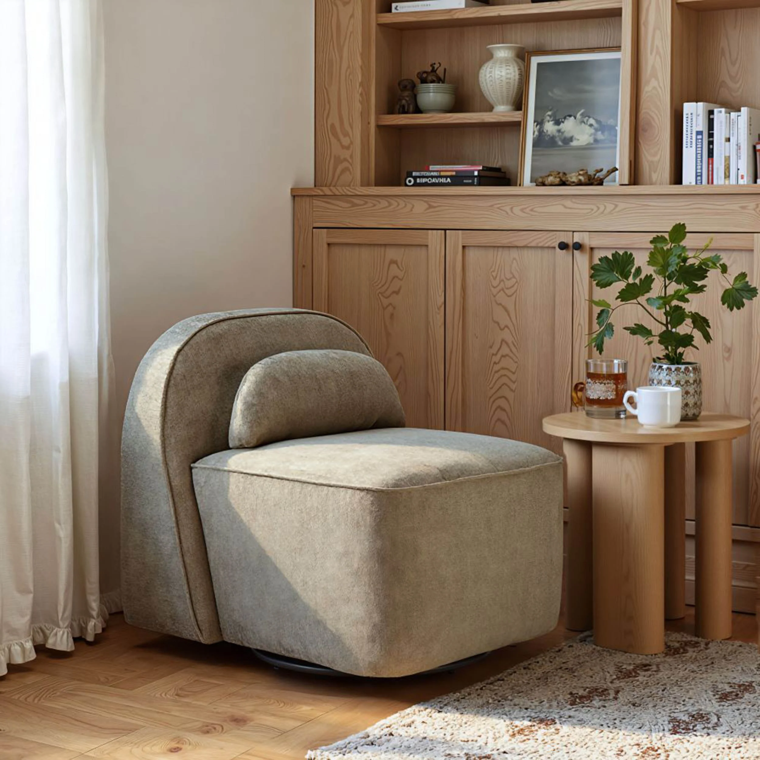 Benen Side Table, Natural - Image 6
