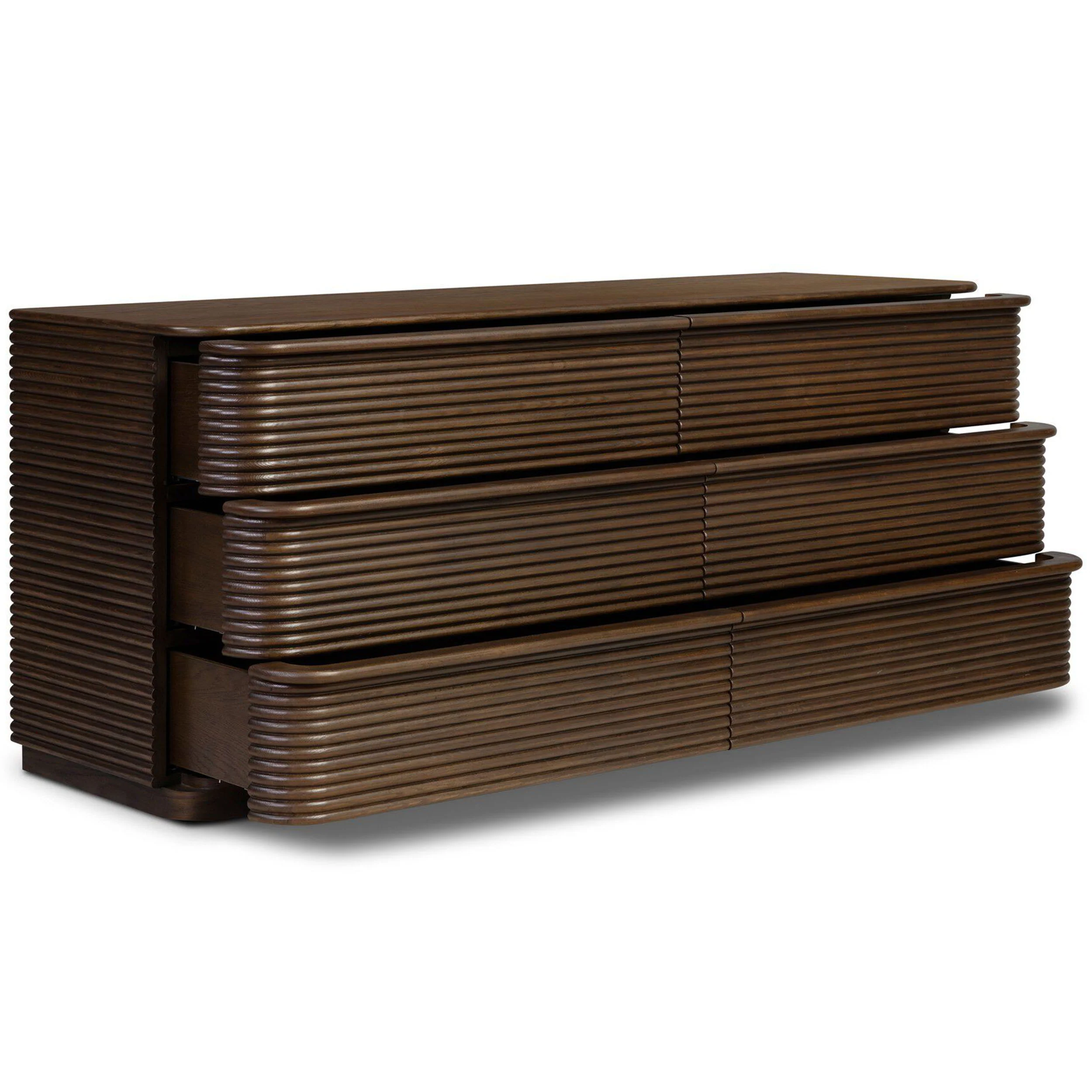 Benny 6 Drawer Dresser, Spiced Oak by Four Hands - Image 4