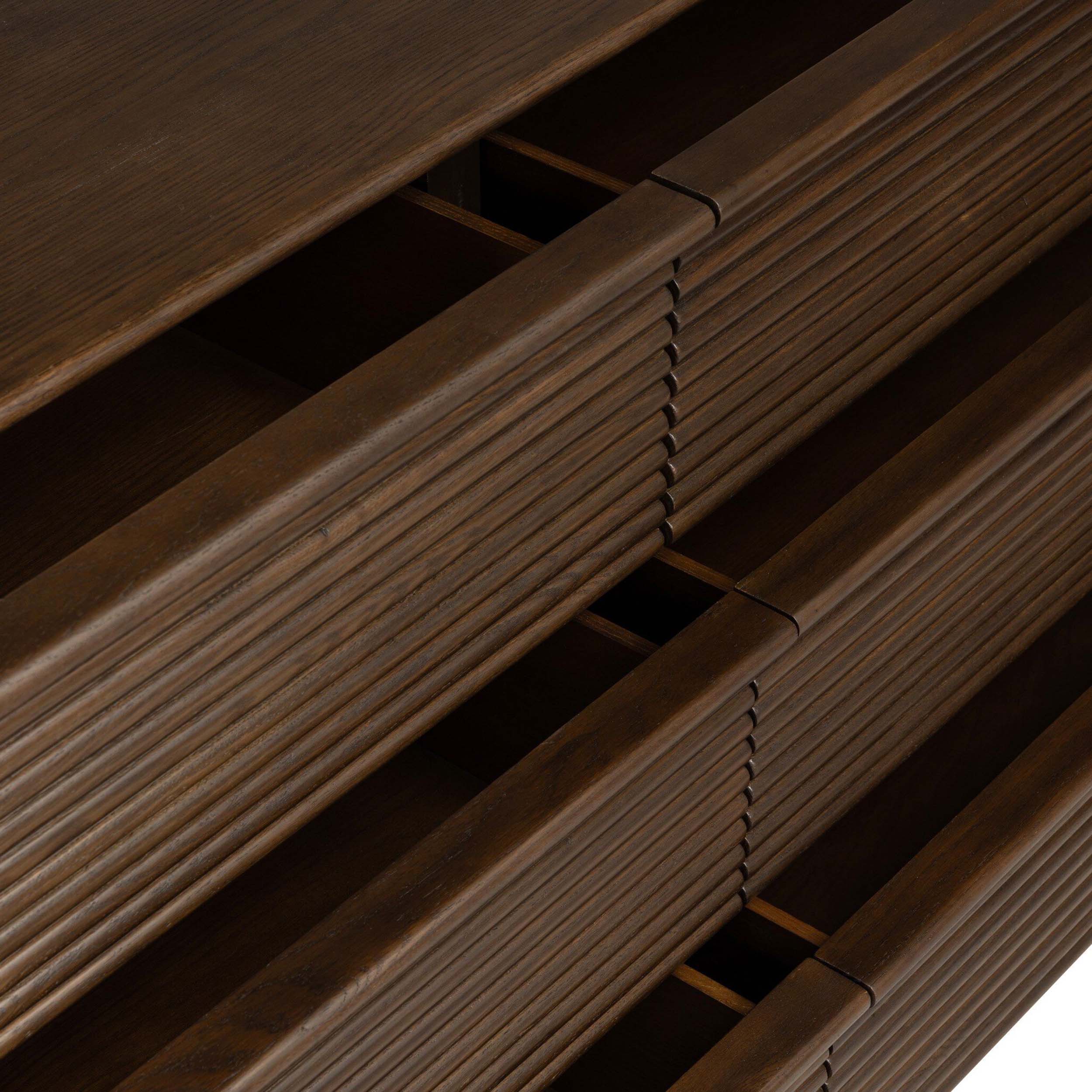 Benny 6 Drawer Dresser, Spiced Oak by Four Hands - Image 6