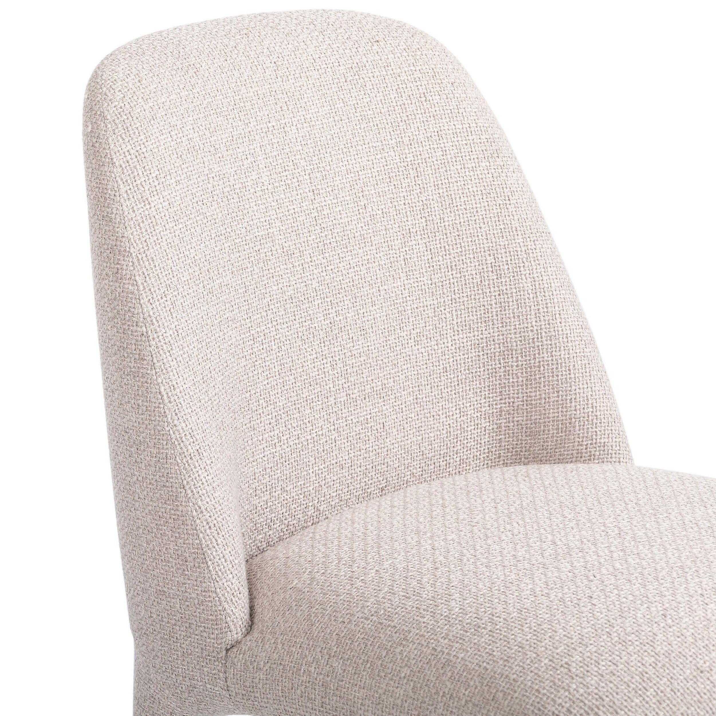 Bensen Dining Chair, Gibson Taupe, Set of 2 - Image 4