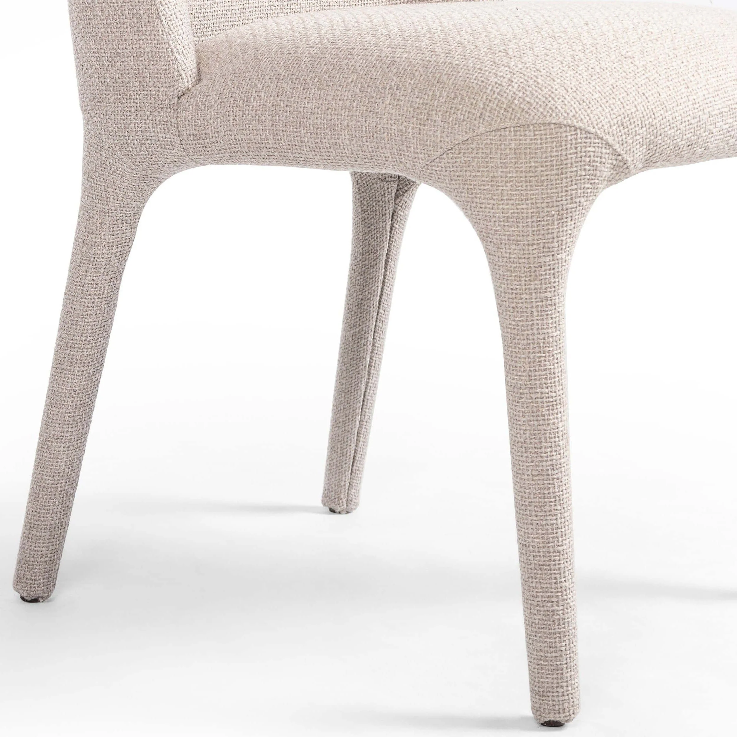 Bensen Dining Chair, Gibson Taupe, Set of 2 - Image 5