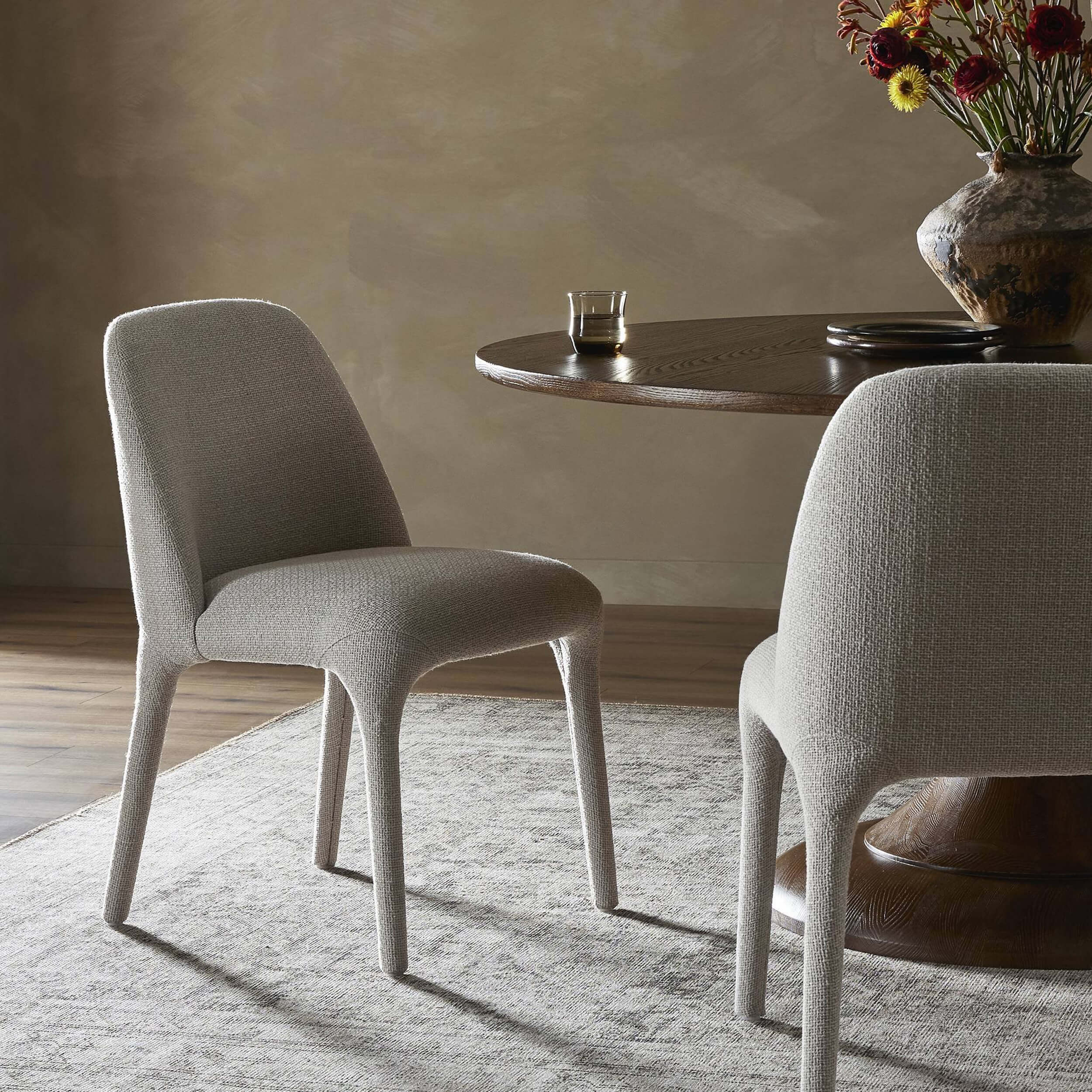 Bensen Dining Chair, Gibson Taupe, Set of 2 - Image 6