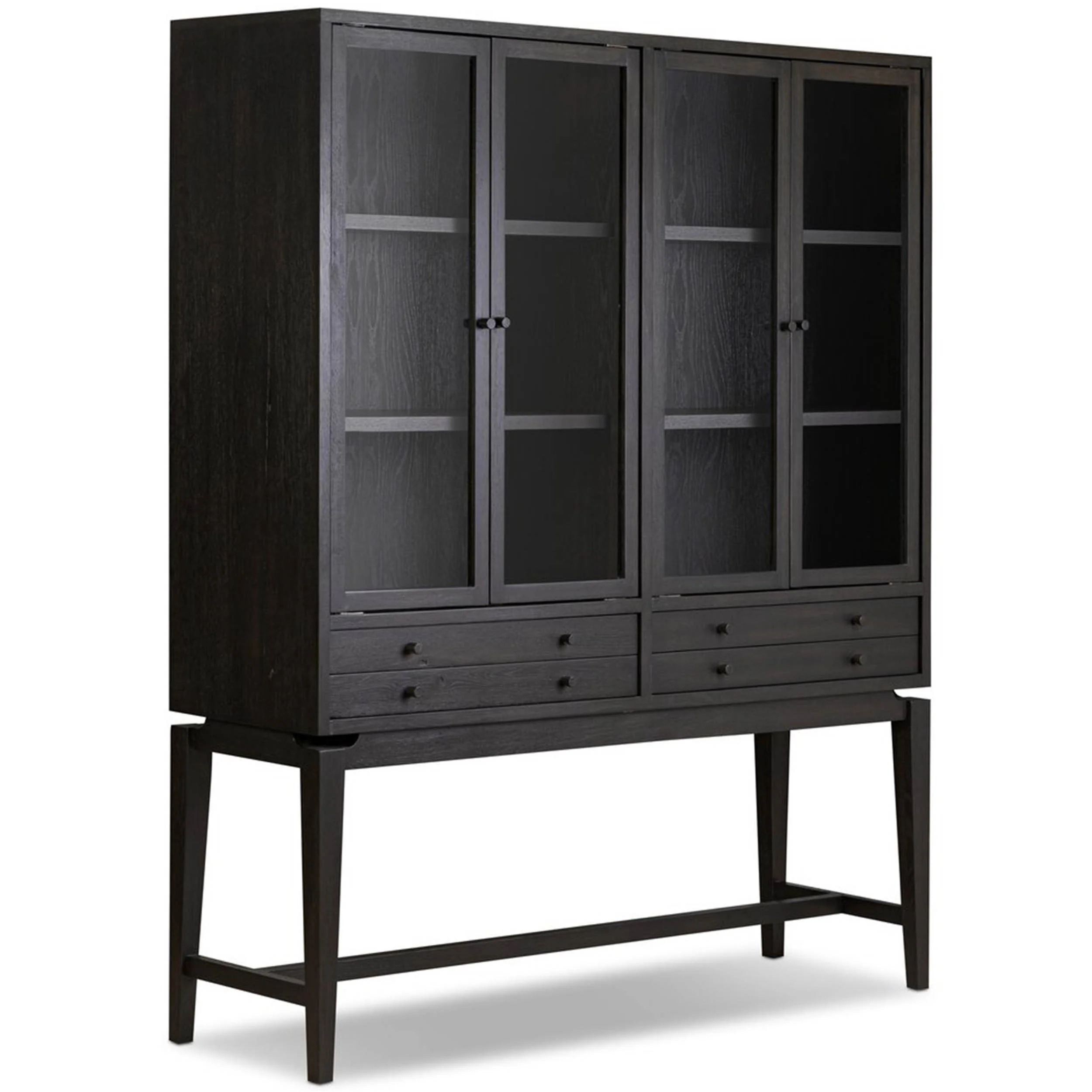 Bergstrom Cabinet, Smoked Black by Four Hands