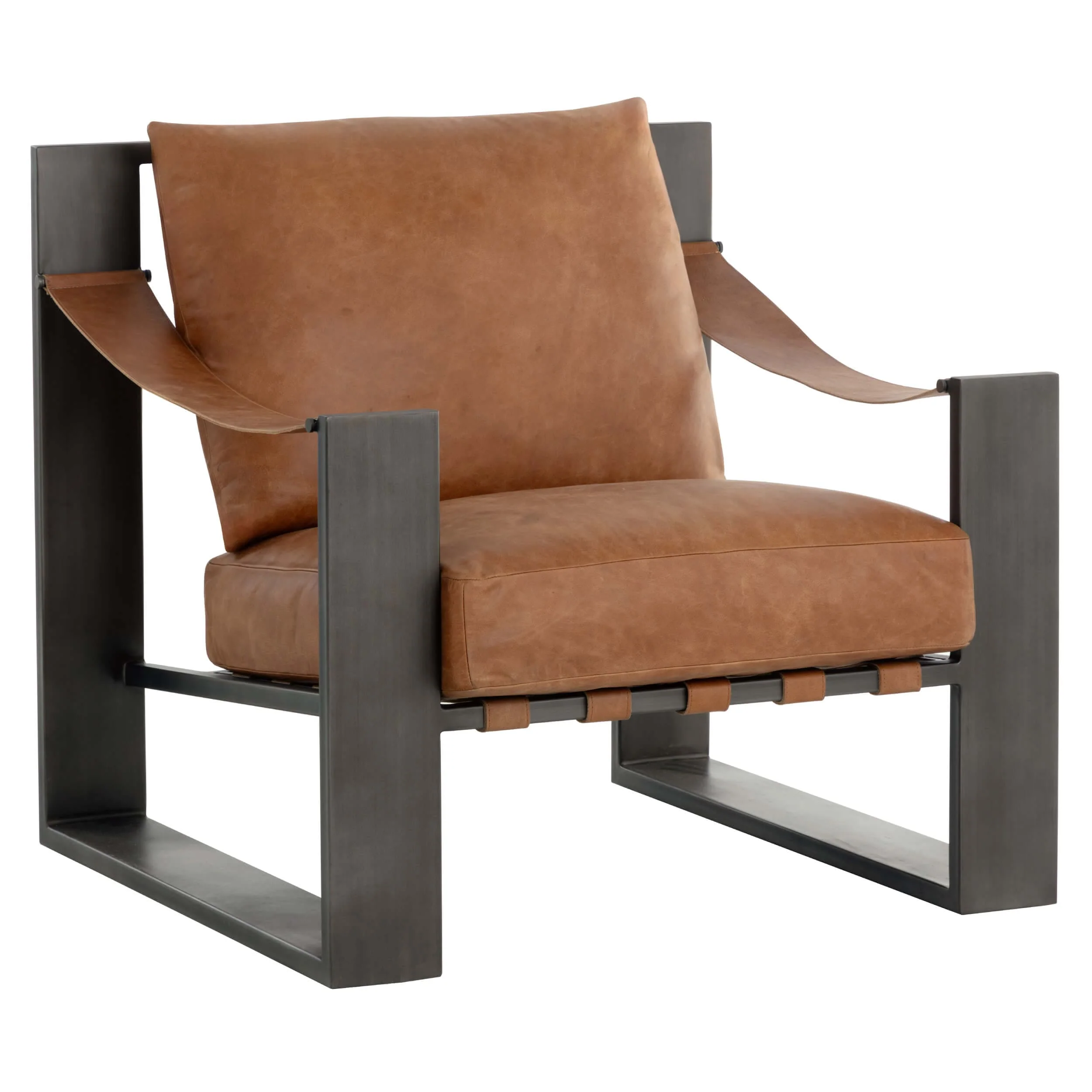 Berke Lounge Chair, Gunmetal