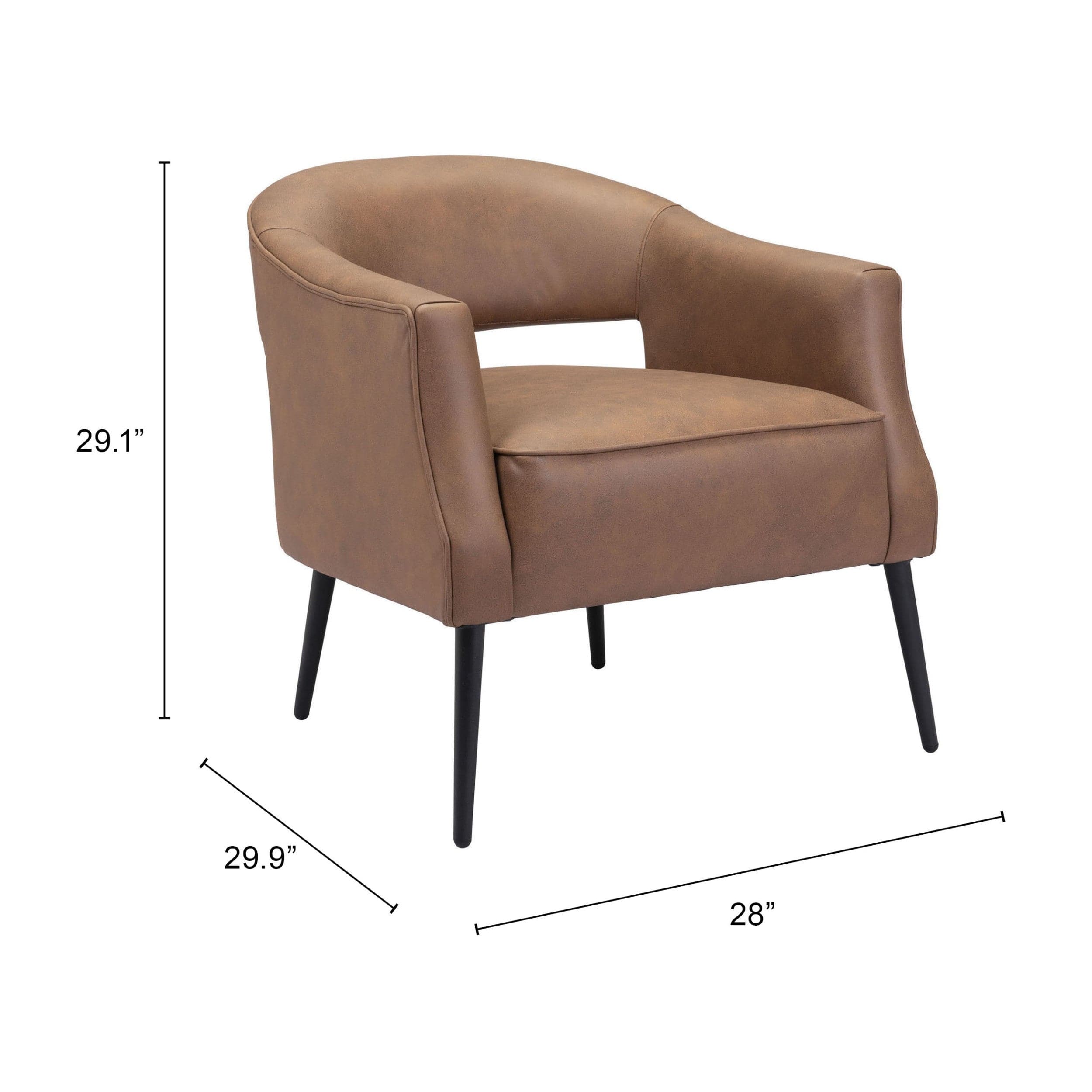 Berkeley Chair, Vintage Brown - Image 5