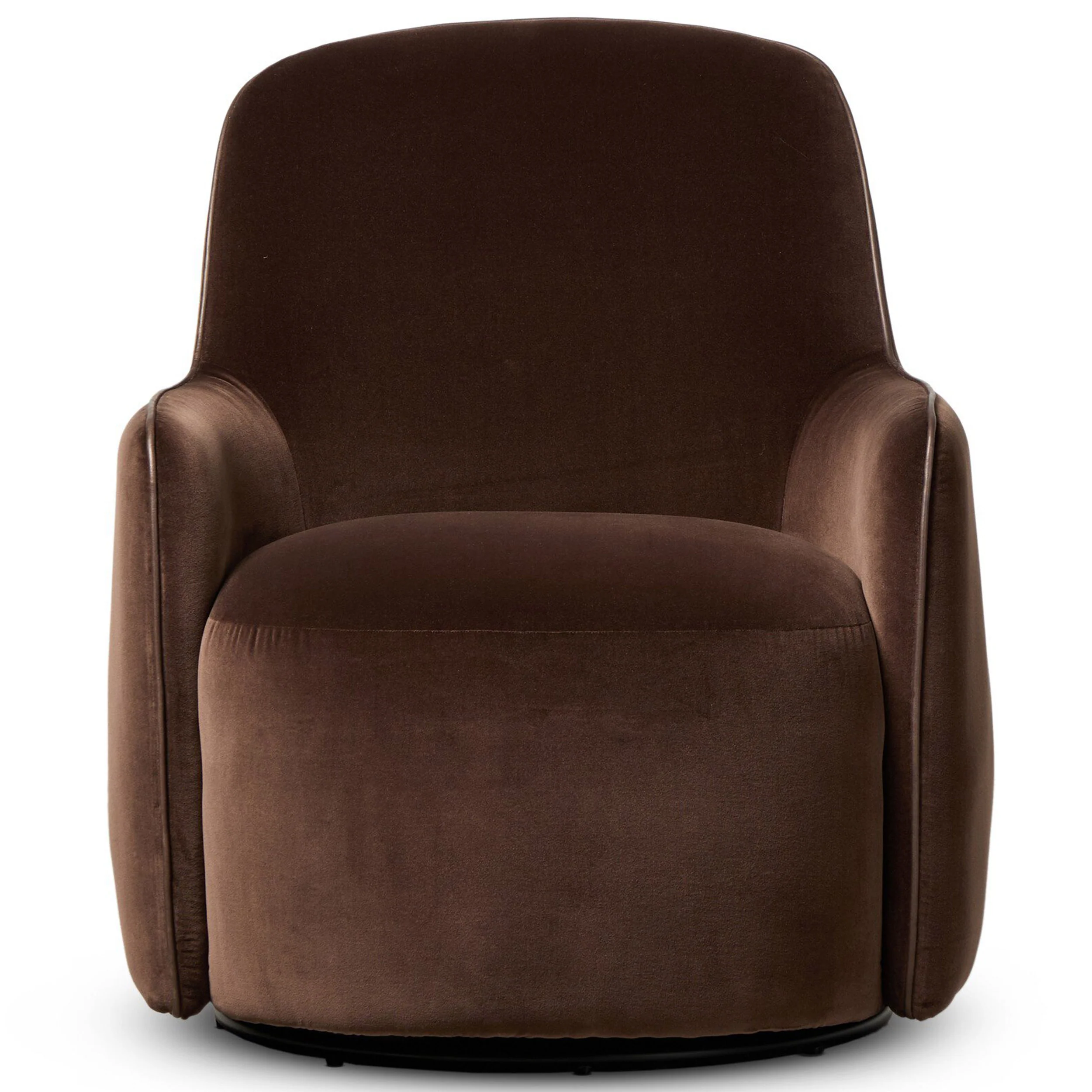 Berkley Swivel Chair, Surrey Cocoa by Four Hands - Image 2