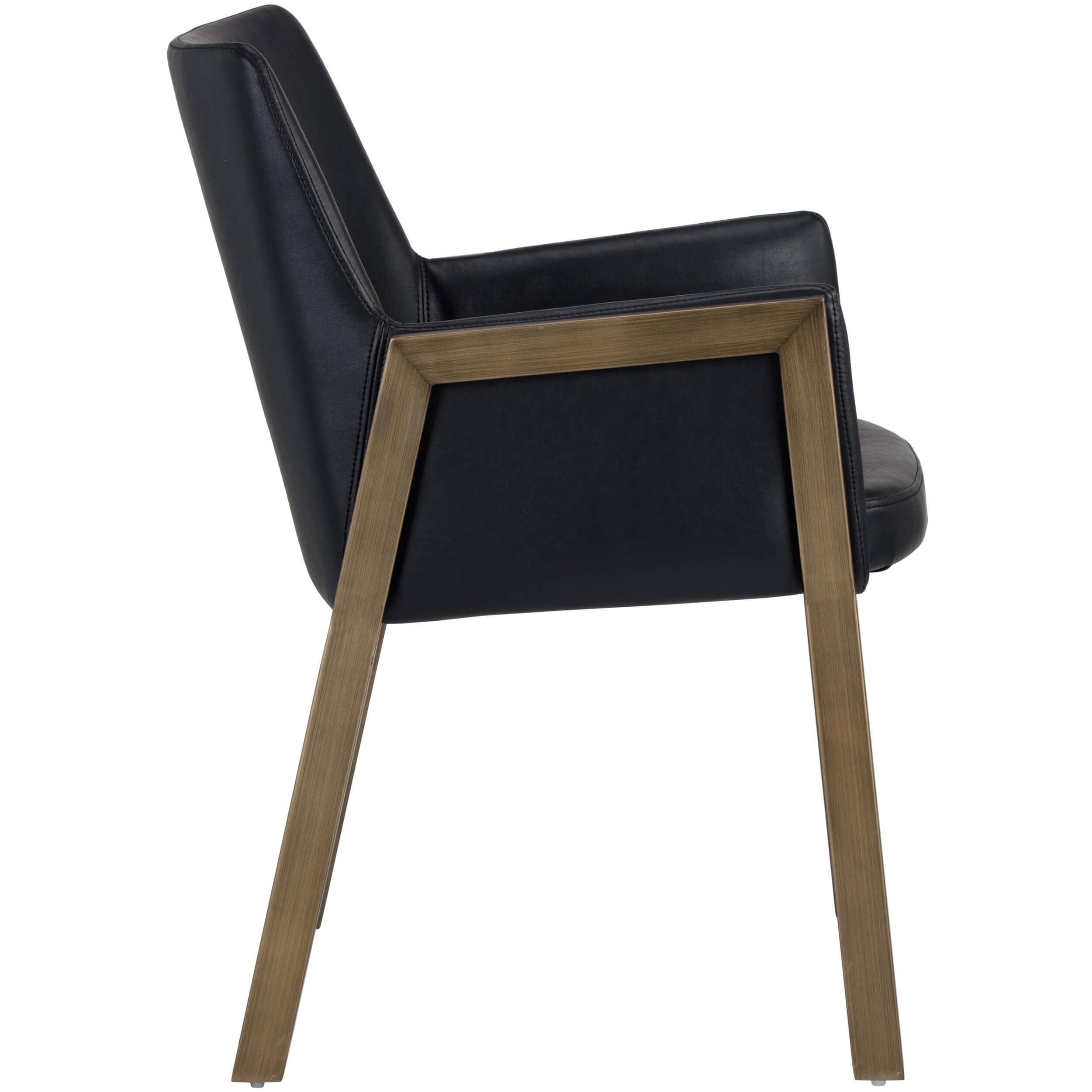 Bernadette Arm Chair, Bravo Black - Image 3