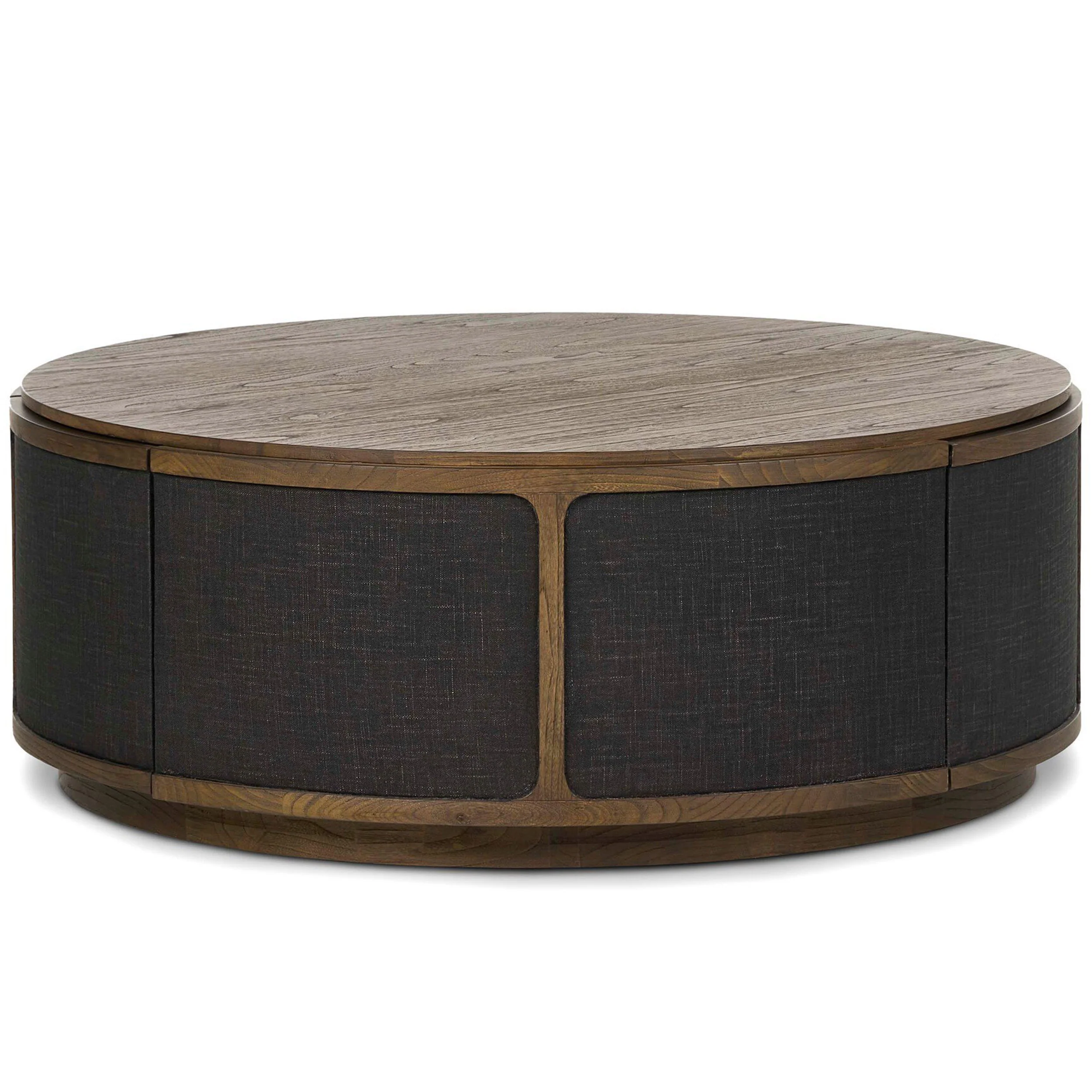 Bertie Coffee Table, Saddle Brown by Four hands - Image 3