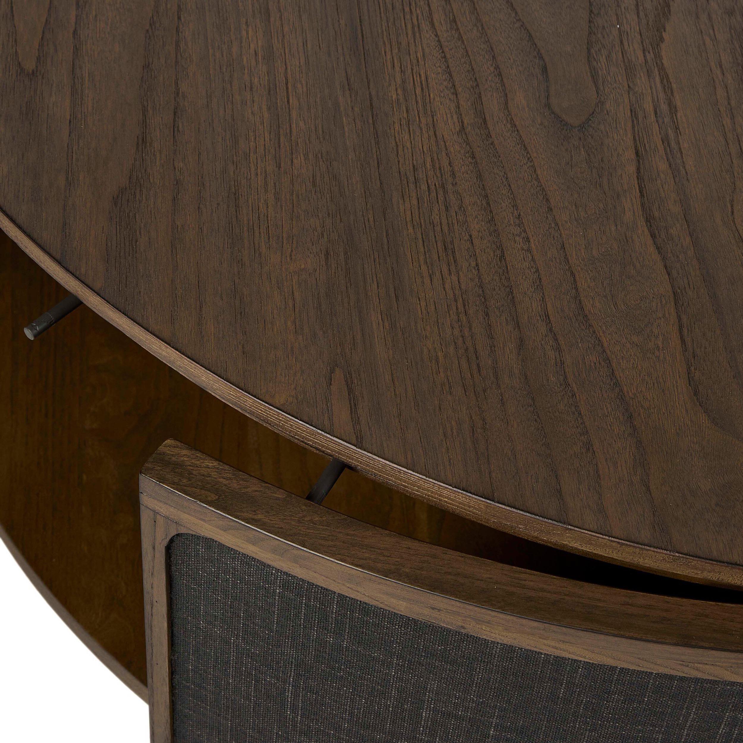 Bertie Coffee Table, Saddle Brown by Four hands - Image 6