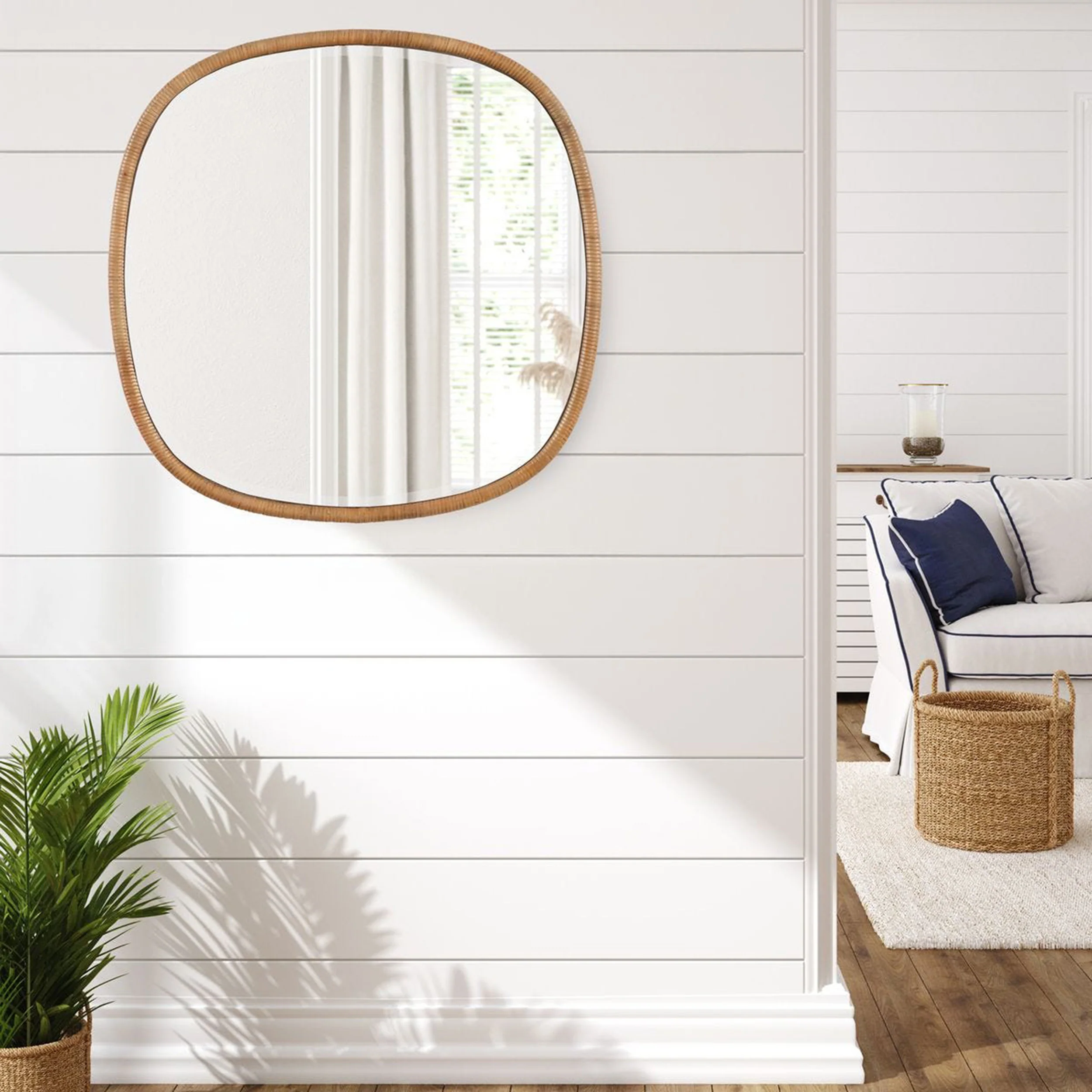 Bessie Mirror, Natural - Image 4