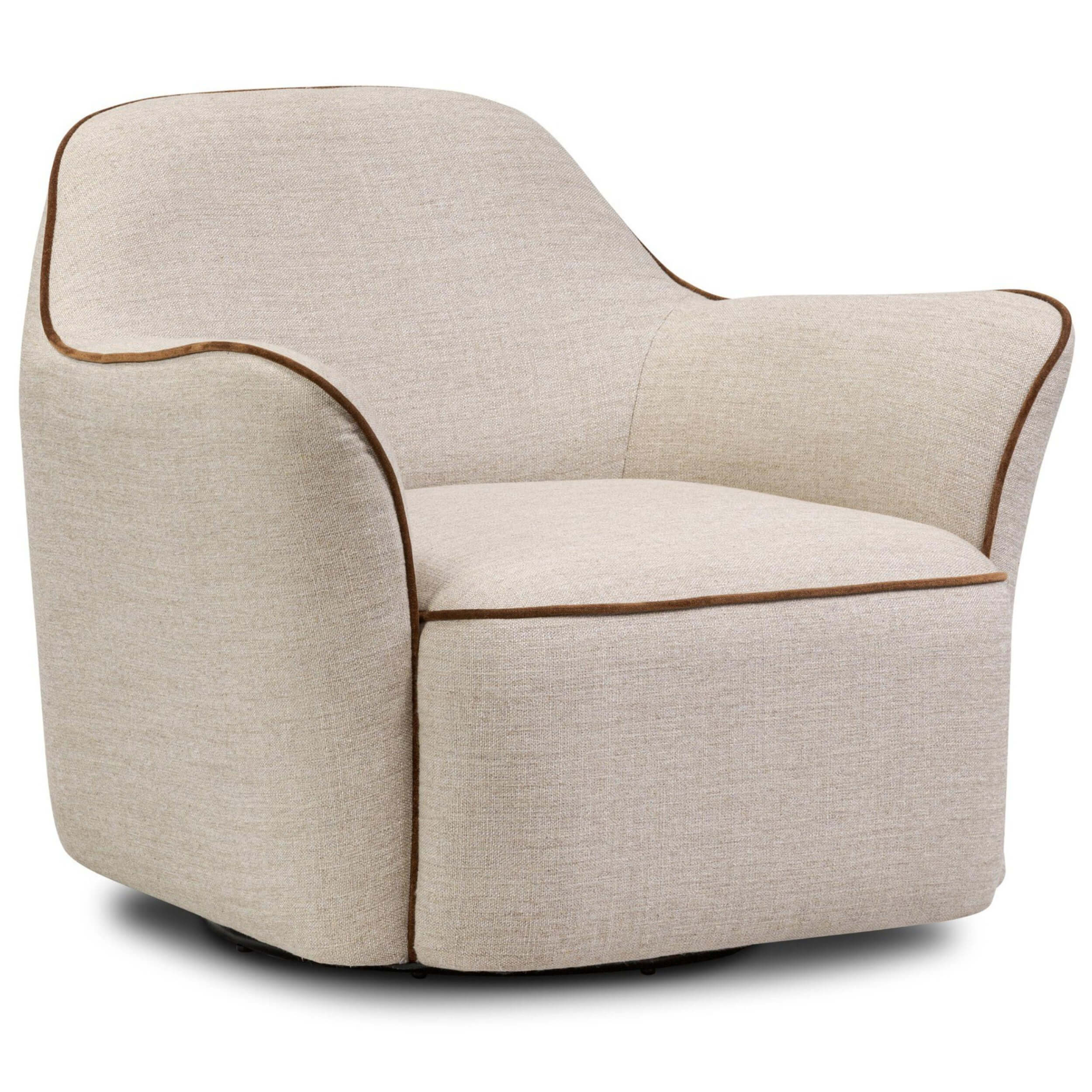 Bethany Swivel Chair, Alcala Wheat by Four Hands