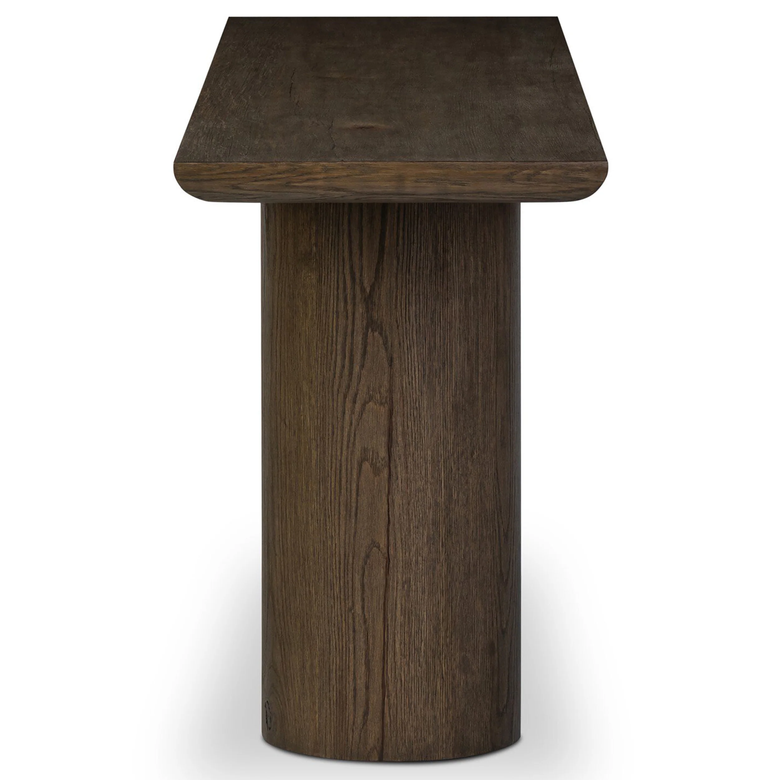Bevie Console Table, Brown Oak by Four Hands - Image 3