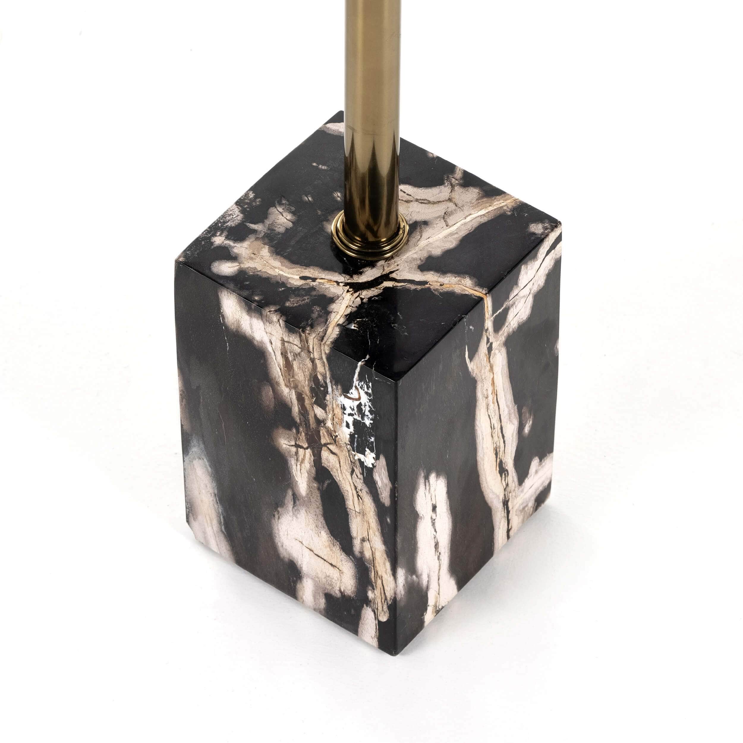 Bevin End Table, Dark Petrified Wood by Four Hands - Image 4