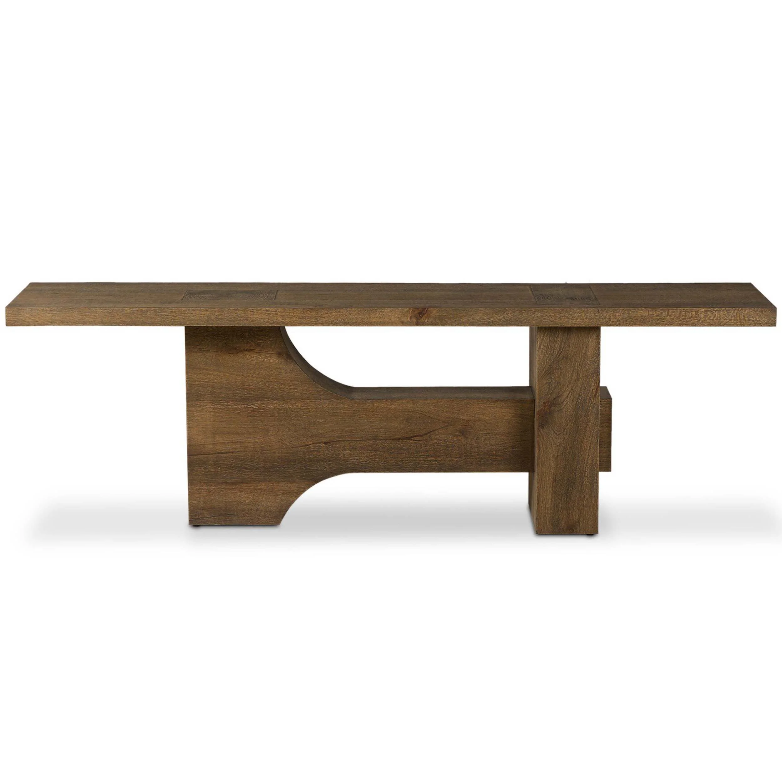 Bia Console Table, Rustic Brown by Four Hands - Image 4