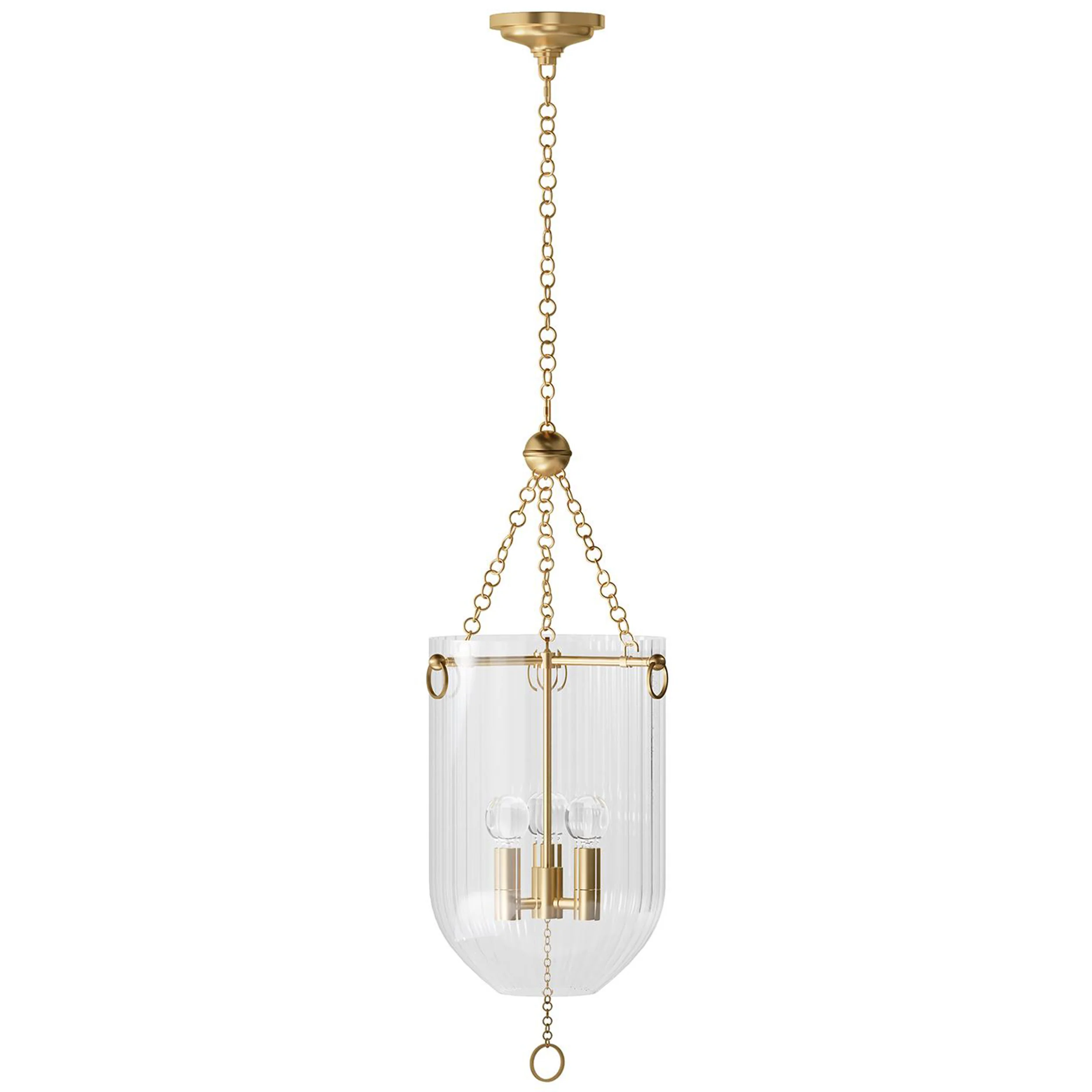 Roxie Pendant, Natural Brass - Image 2