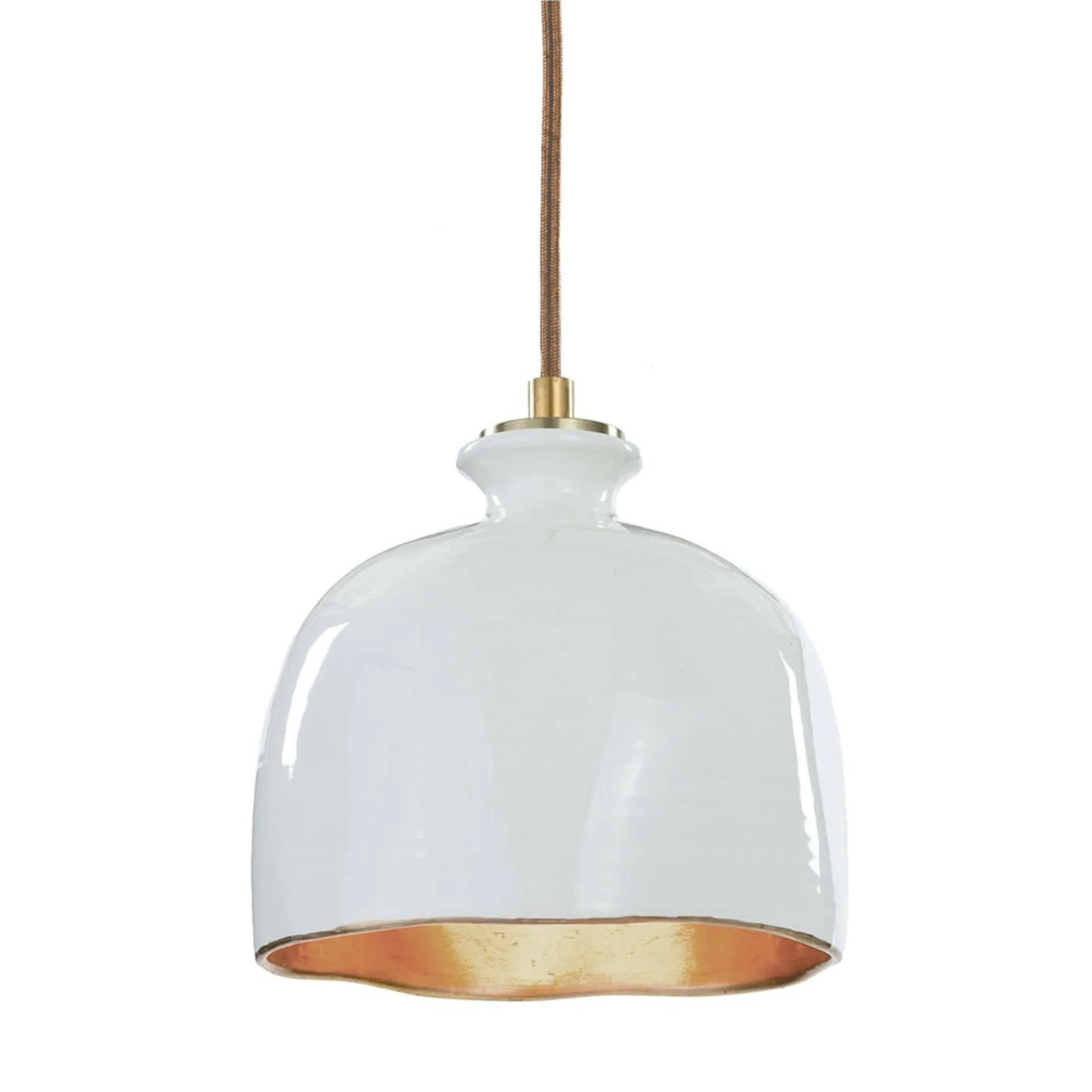 Bianca Ceramic Pendant, White - Image 5