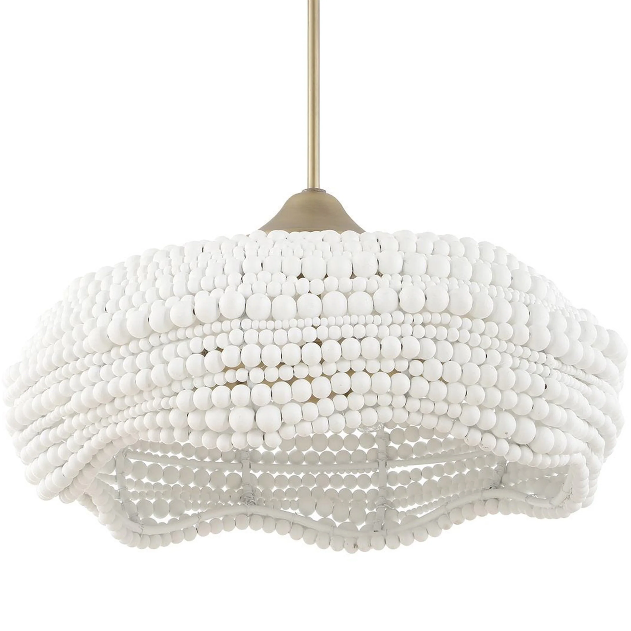 Biddeford 5 Light Pendant, Matte White - Image 2