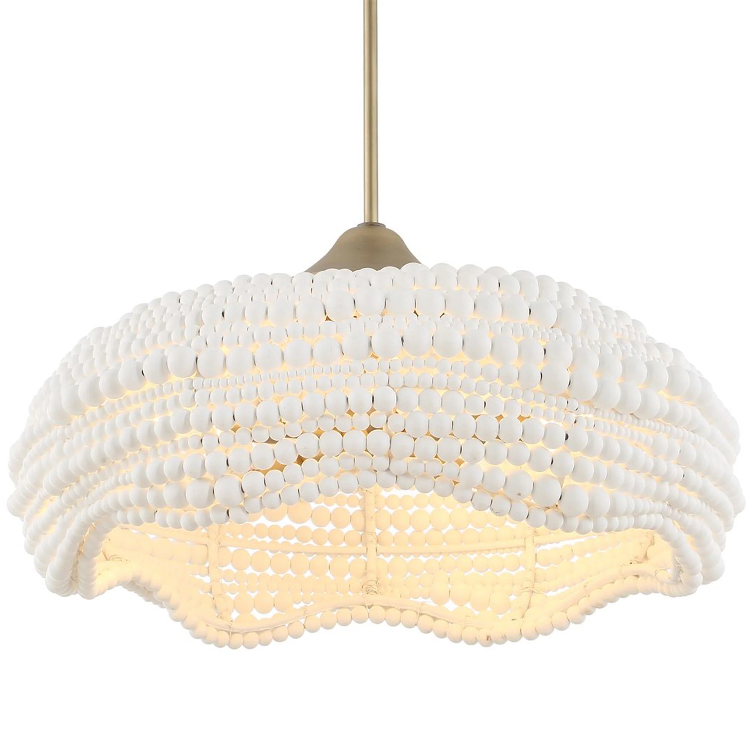 Biddeford 5 Light Pendant, Matte White - Image 3