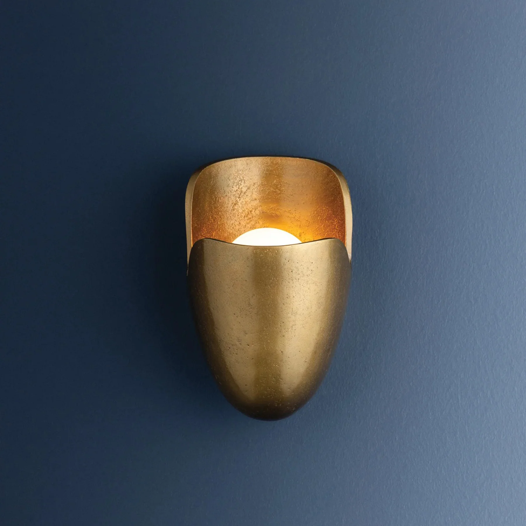 Bideford Wall Sconce, Aged Brass - Image 2