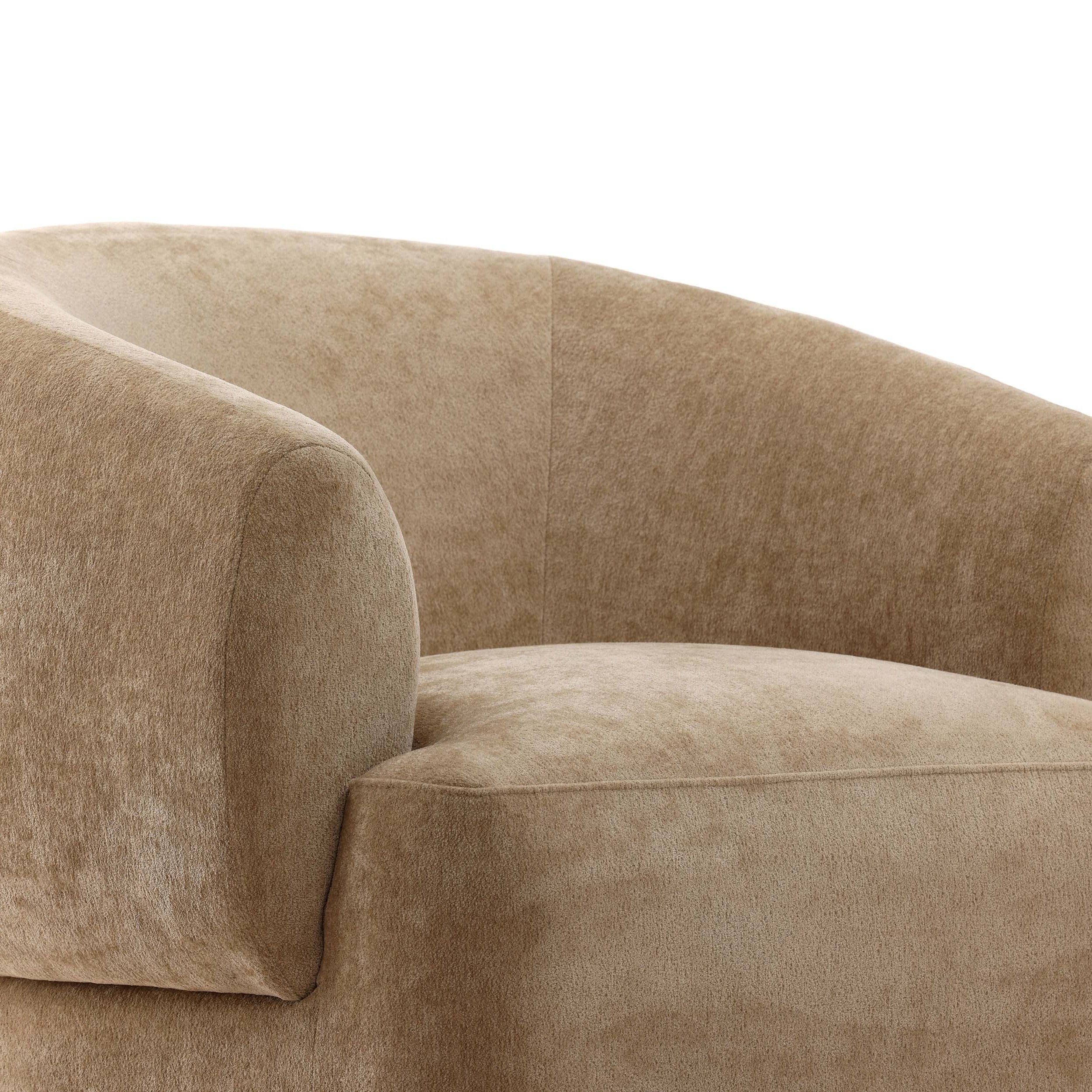 Billie Swivel Chair, Sand - Image 4