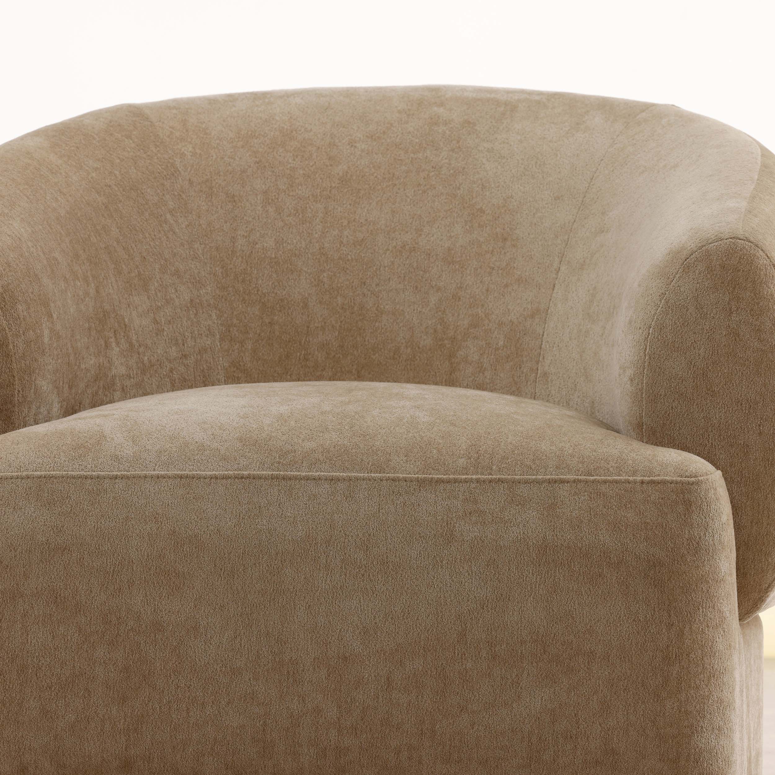 Billie Swivel Chair, Sand - Image 5