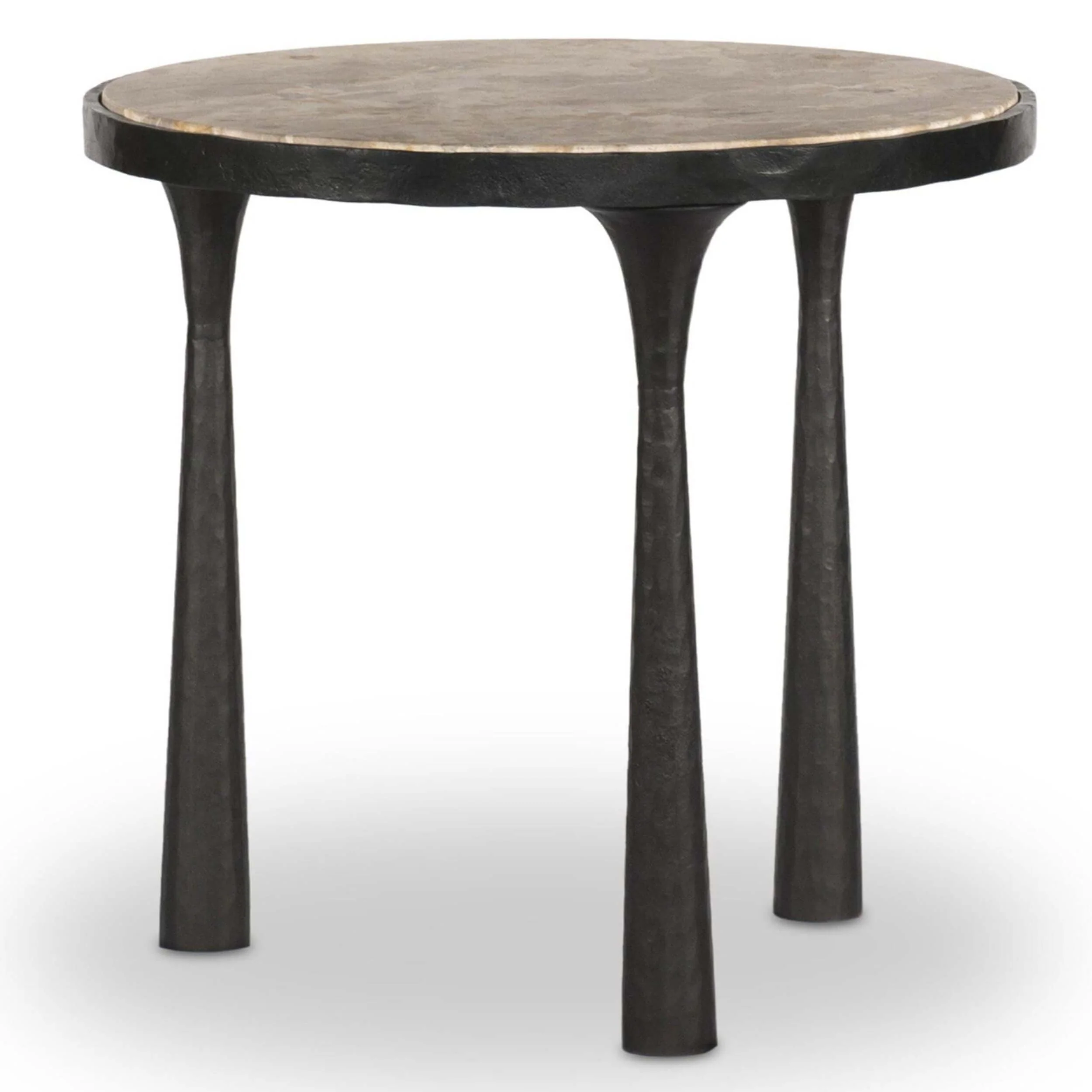 Billings End Table, Fossil Marble by Amber Lewis x Four Hands - Image 2