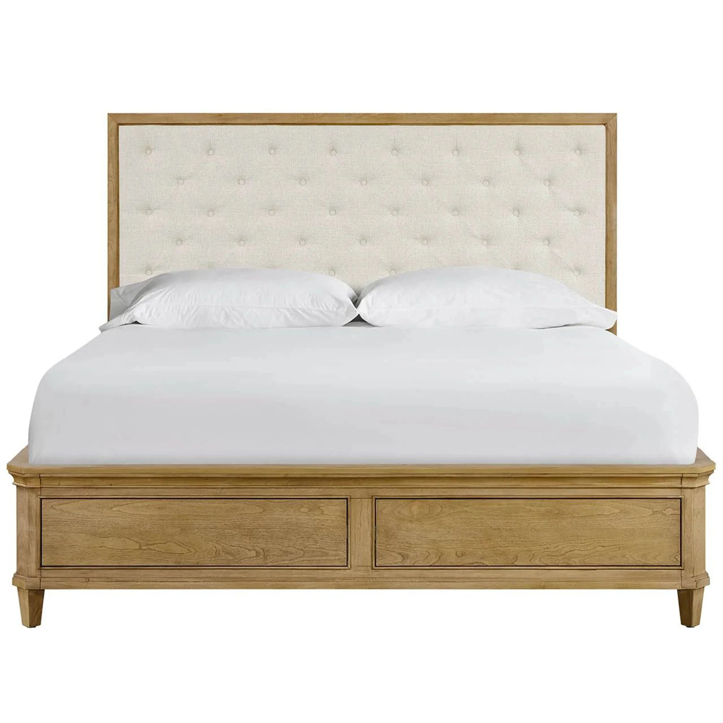 Birchaven Brindle Upholstered Storage Bed, Bilma Natural - Image 2