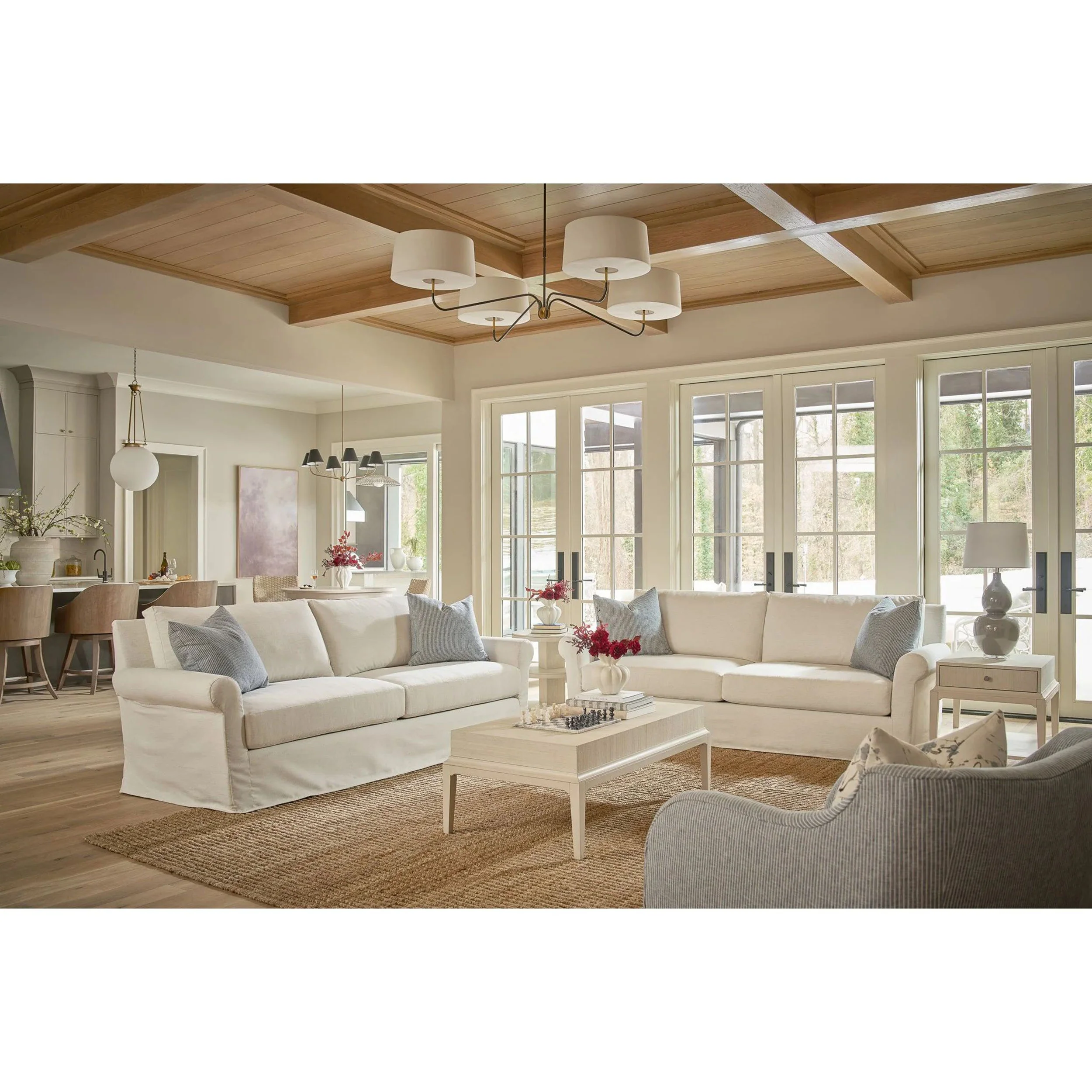 Birchaven Cocktail Table, Meadow Wallpaper - Image 5