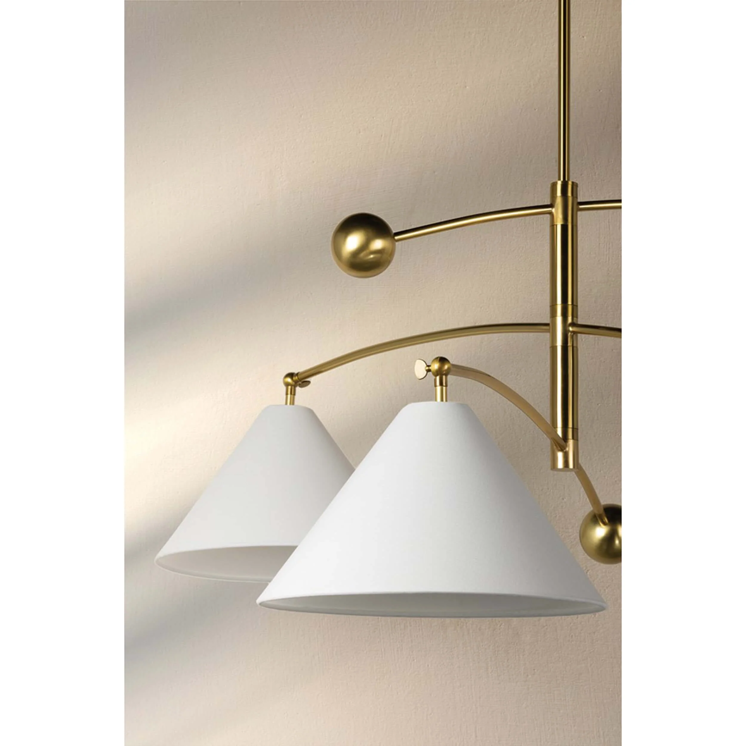 Birdie Chandelier, Aged Brass - Image 2