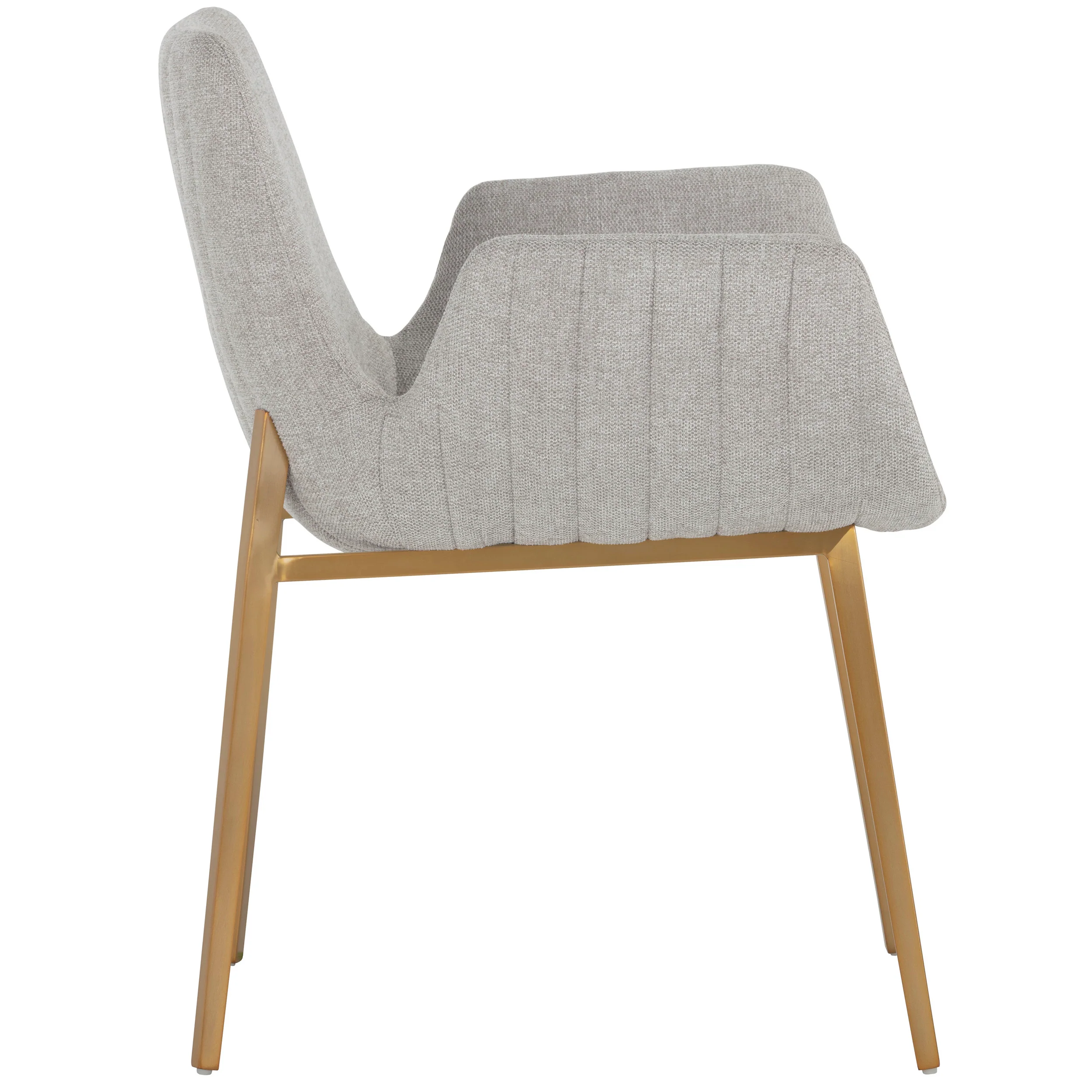 Lucano Dining Armchair, Heather Grey - Image 3