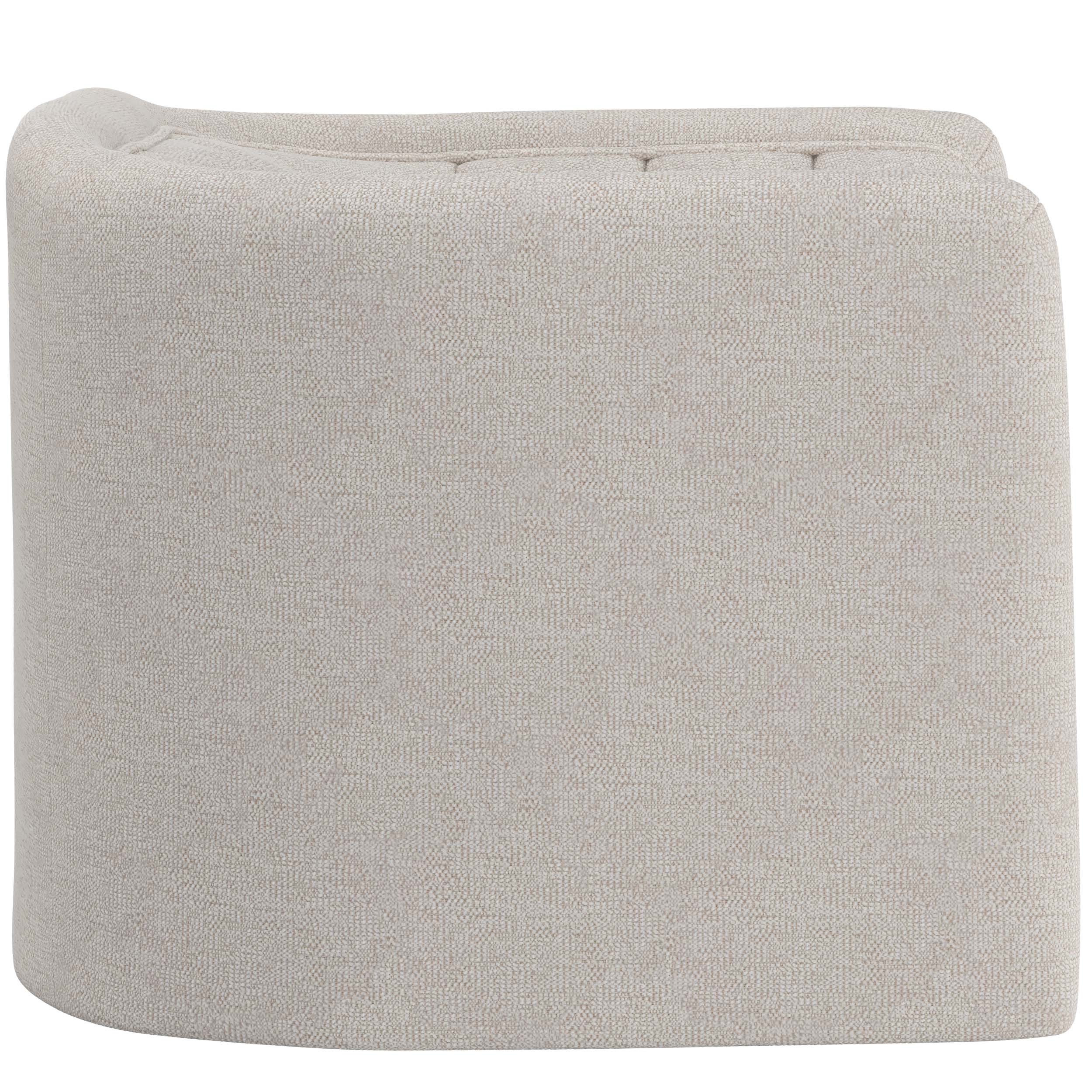 Birrit Swivel Armchair, Dove Cream - Image 3