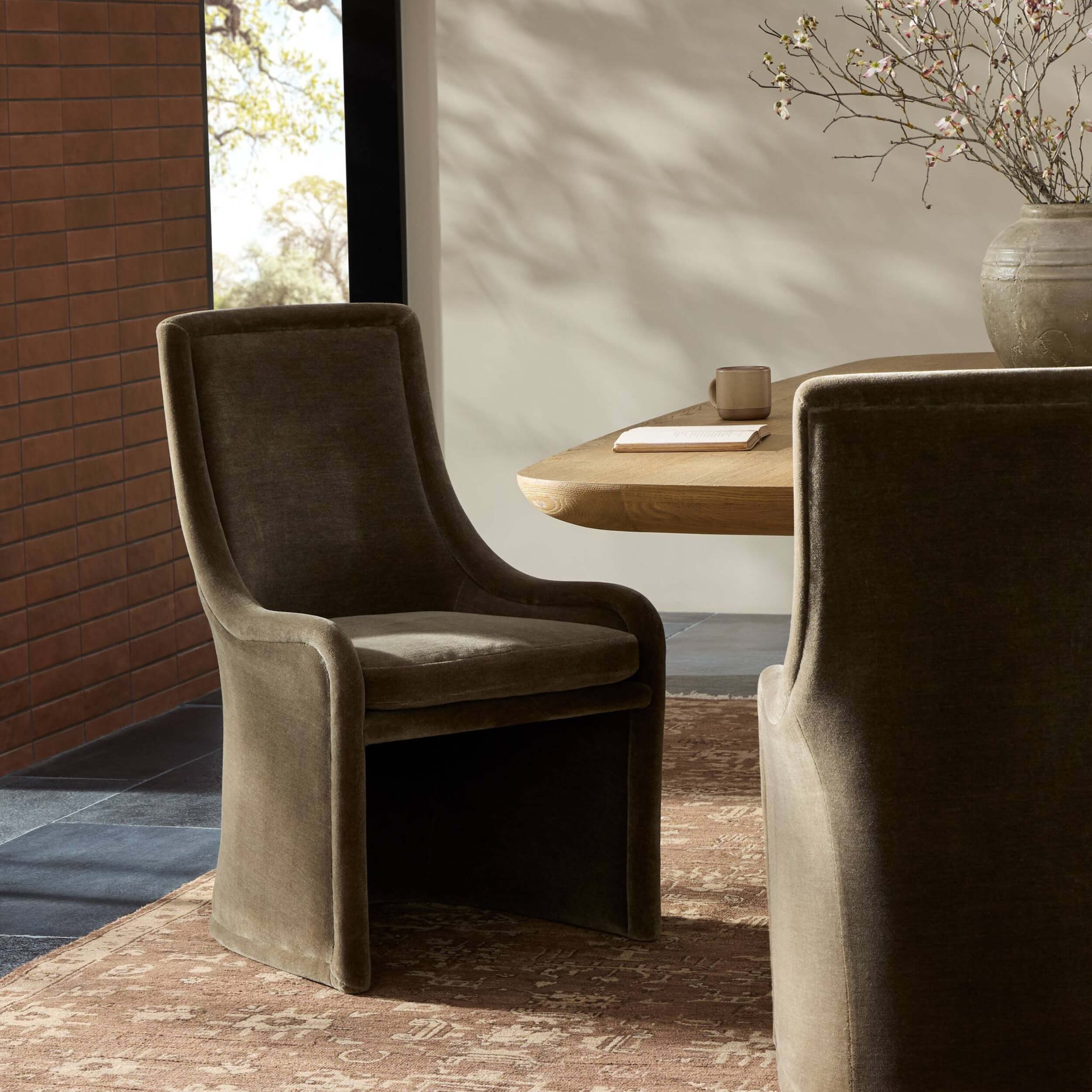 Blaire Dining Chair, Monte Olive, Set of 2 by Four Hands - Image 6