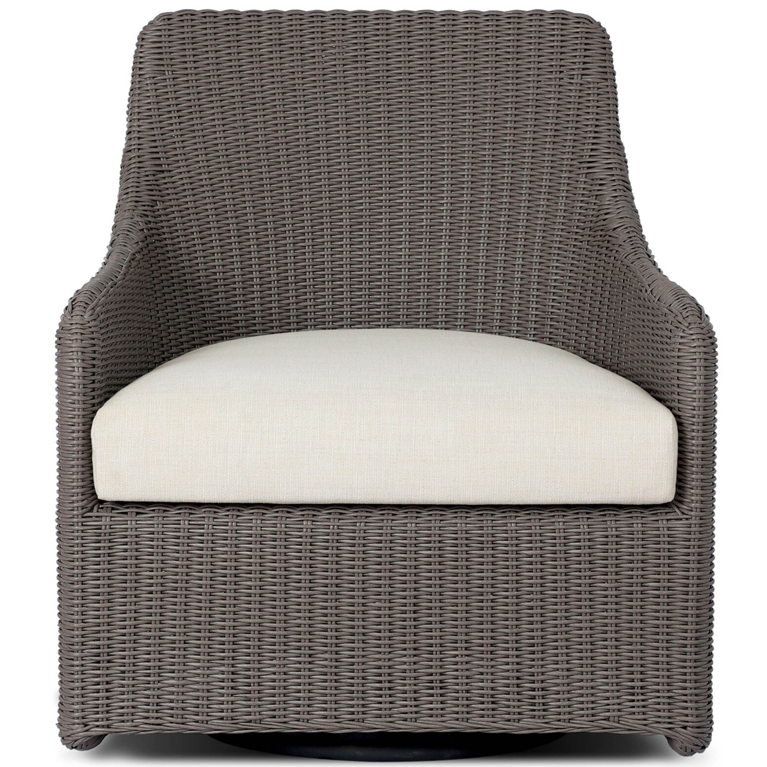 Blaire Outdoor Swivel Chair, Vintage Taupe by Four Hands - Image 2
