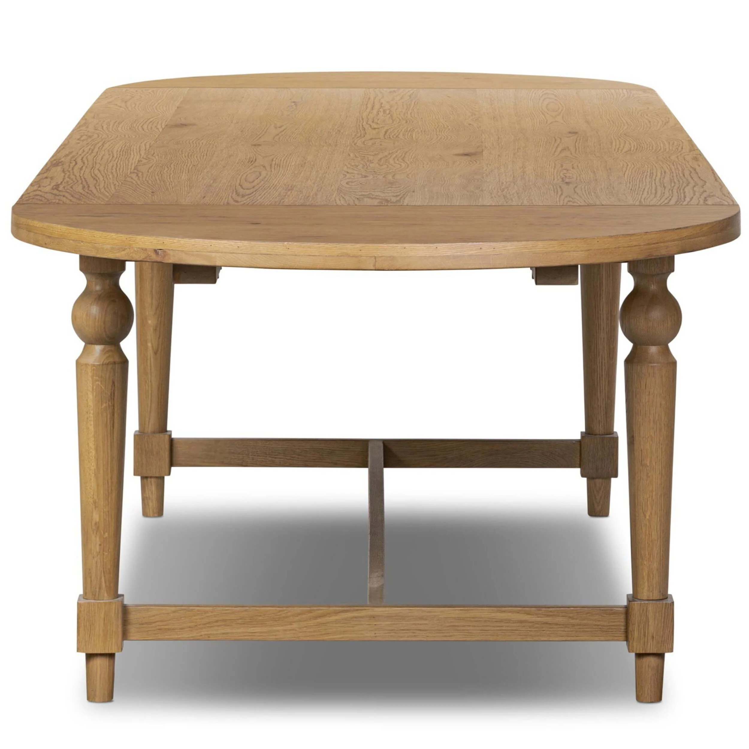 Blinn Oval Leaf Extension Dining Table, Worn Oak by Four Hands - Image 2