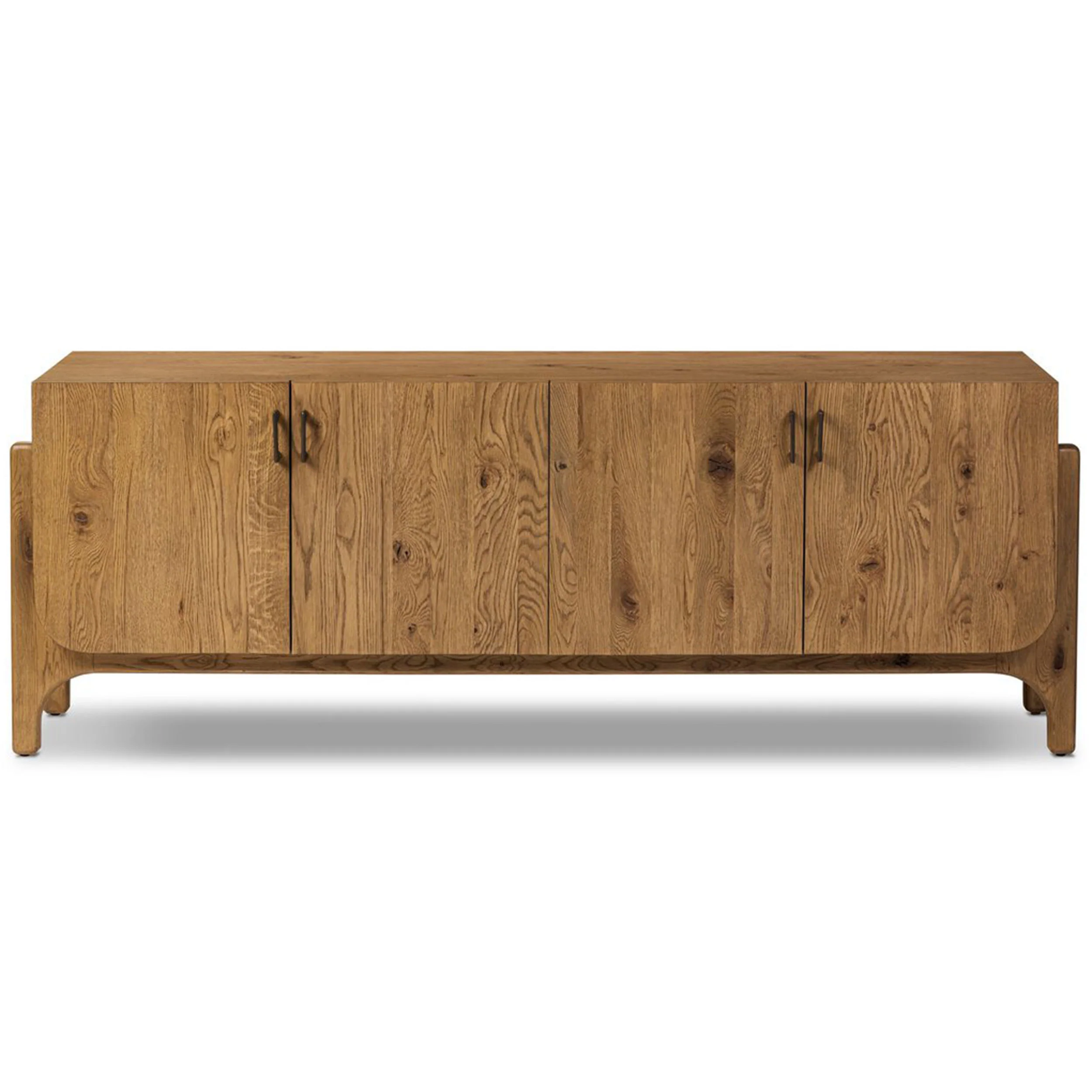 Bloomfield Media Console, Worn Oak by Four Hands - Image 2