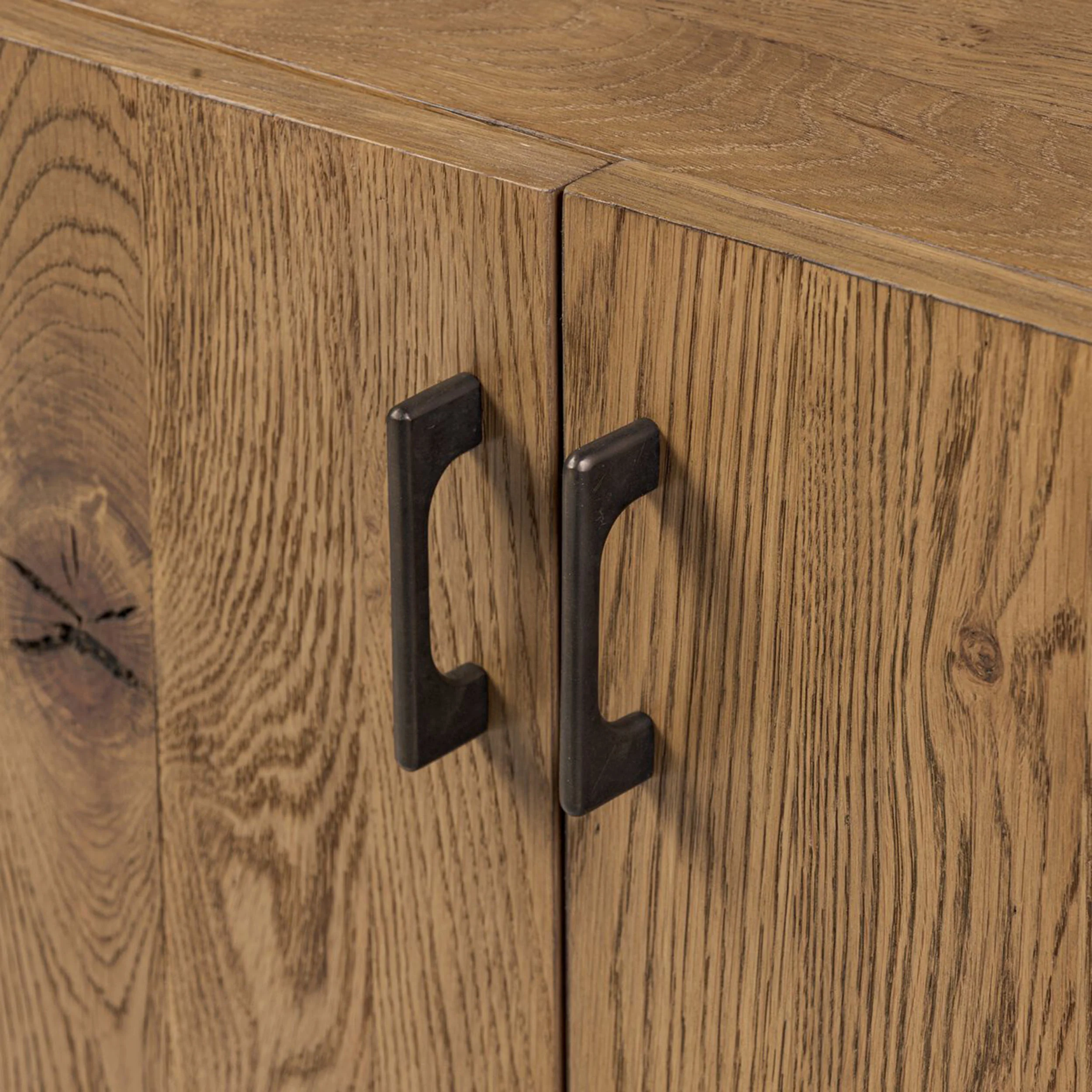 Bloomfield Media Console, Worn Oak by Four Hands - Image 5