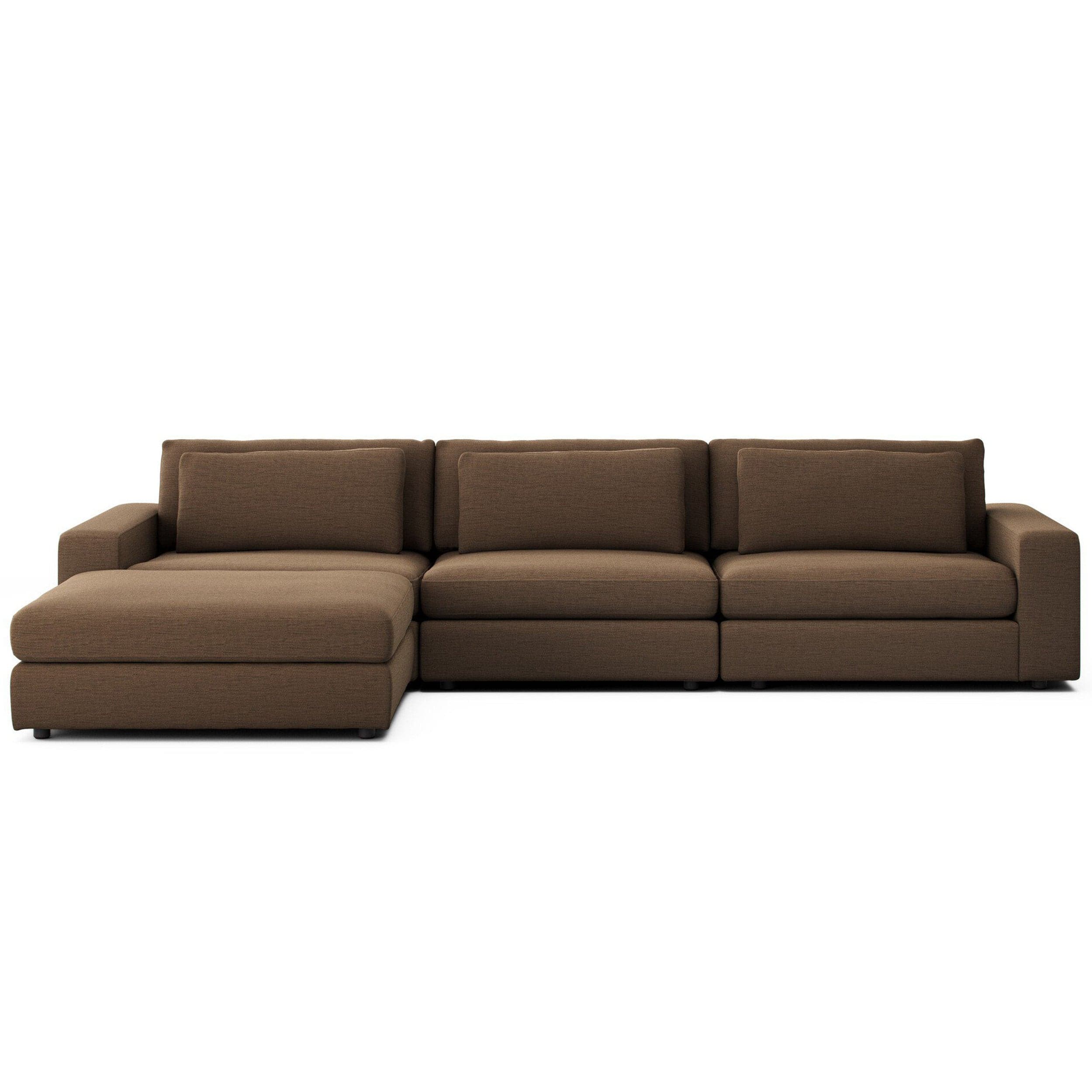 Bloor 3 Piece Sofa, Nomad Mushroom by Four Hands - Image 3