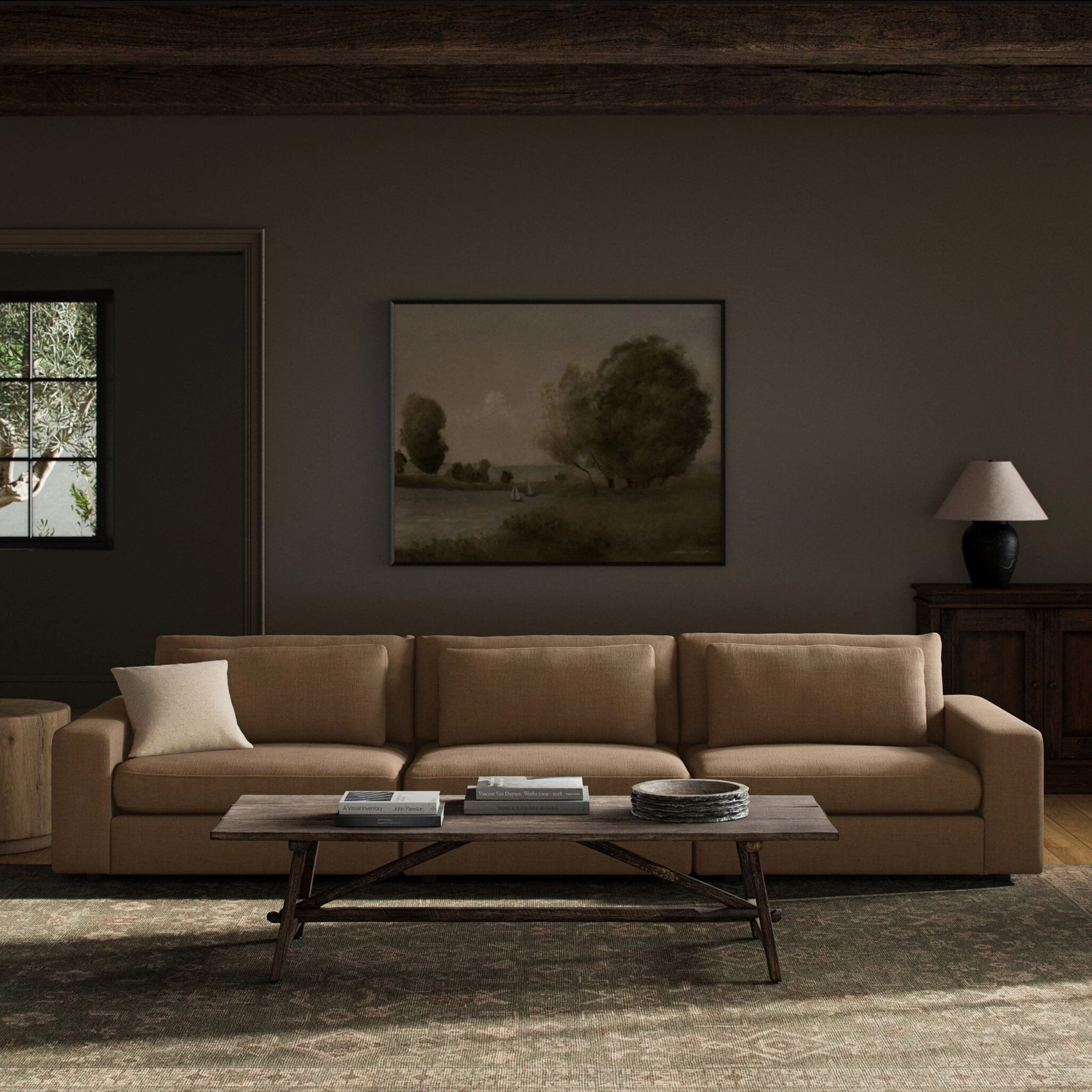 Bloor 3 Piece Sofa, Savoy Ochre by Four Hands - Image 2