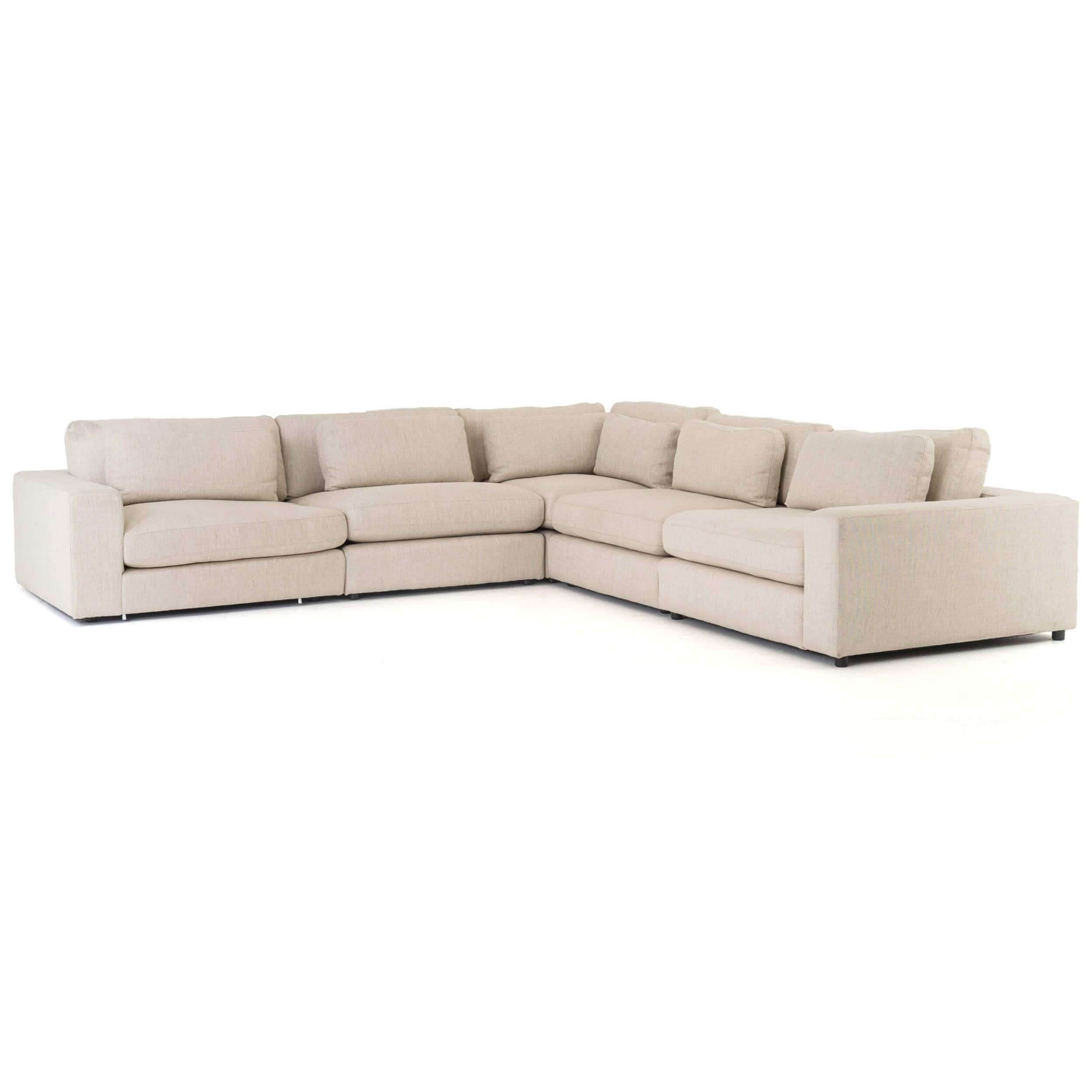 Bloor 5 Piece Sectional, Essence Natural by Four Hands