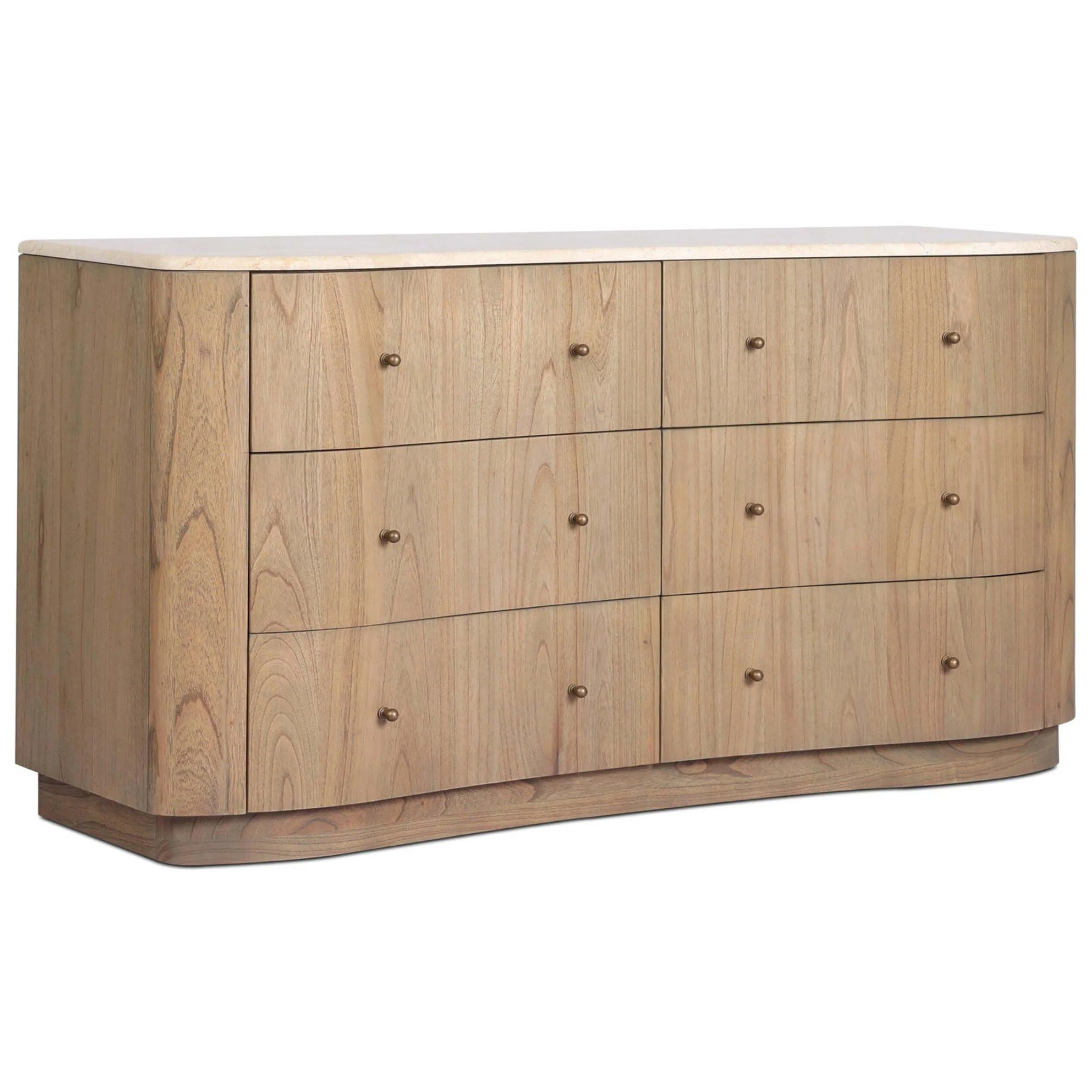 Boa 6 Drawer Dresser, Sandy Mindi by Four Hands