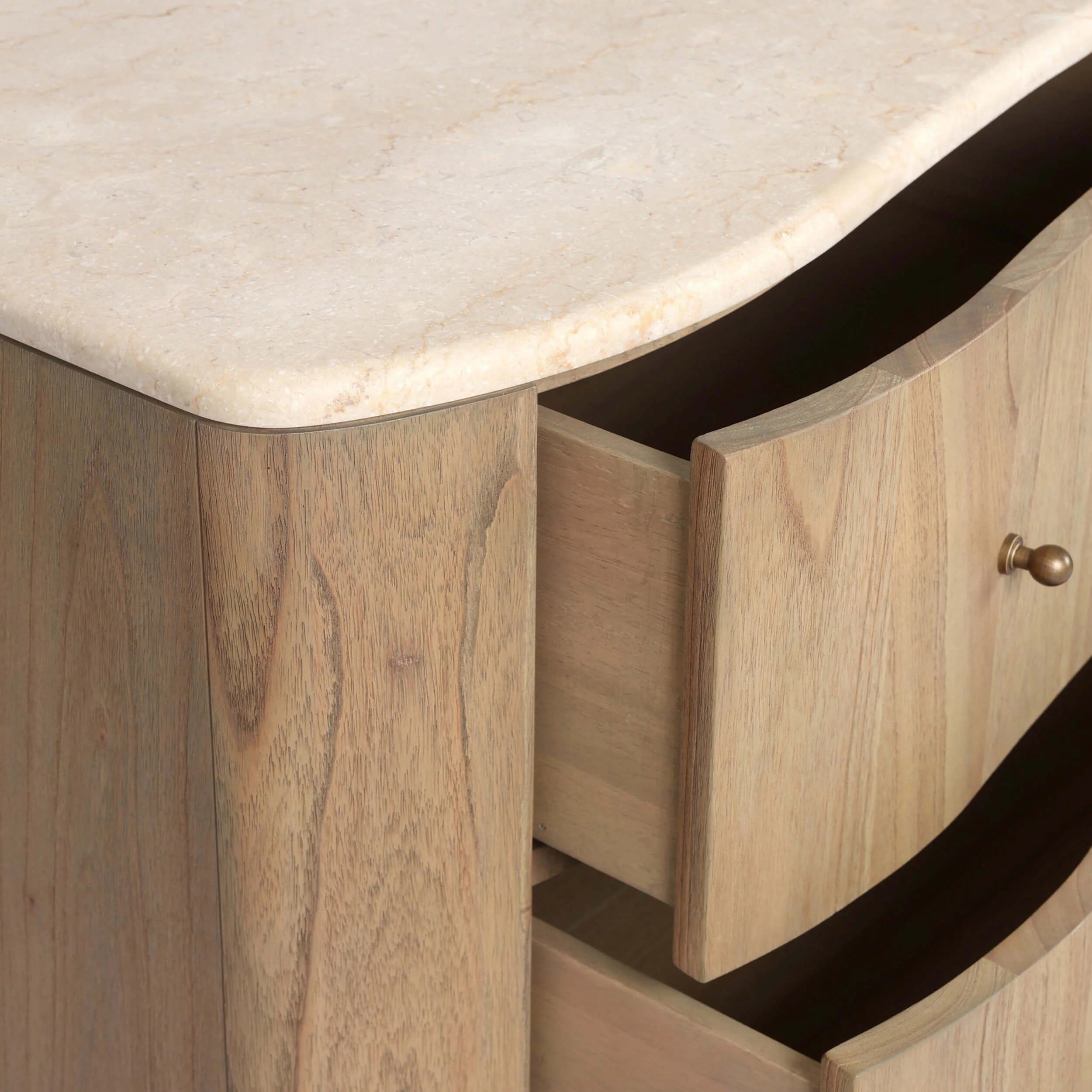 Boa 6 Drawer Dresser, Sandy Mindi by Four Hands - Image 6